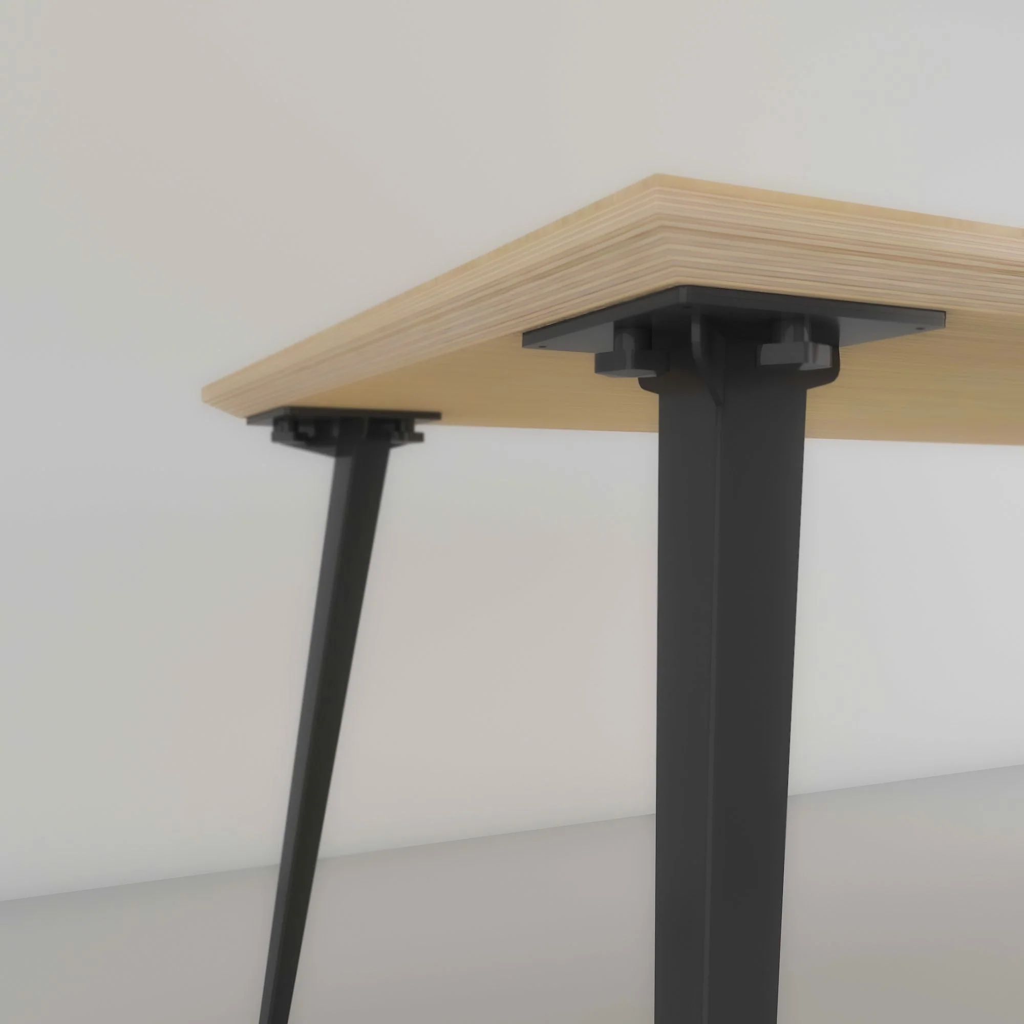 Serenity Dining Table (5x3 feet) - White Oak Veneer - Image 8