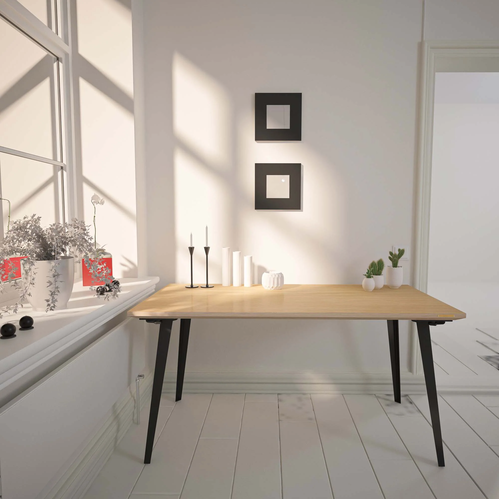 Takeshi Desk Pro (5x2.5 feet) - White Oak on Birch - Image 13