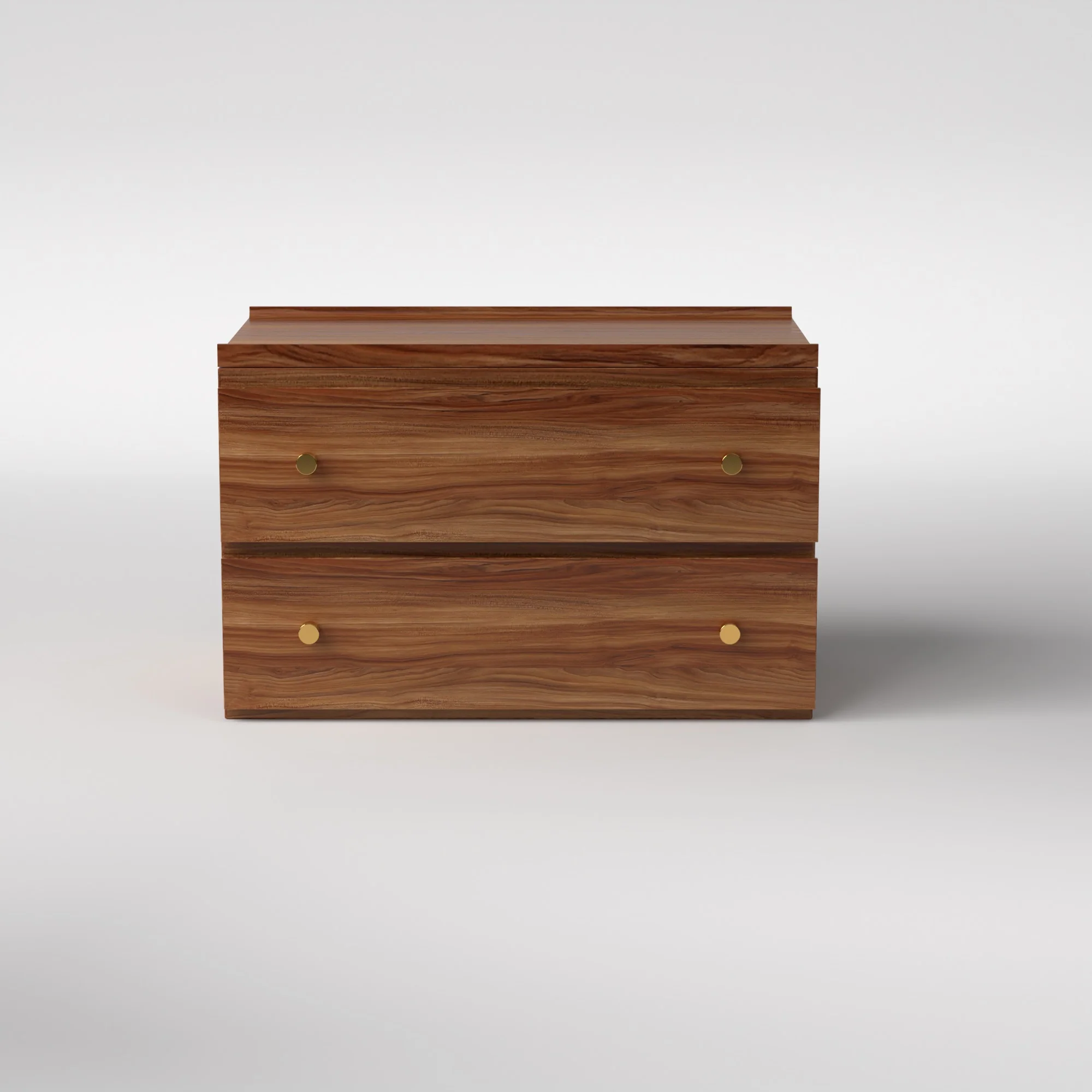 Stava Bedside Table | Solid Walnut/Teak/Oak Wood | 3 Feet Length - Image 21