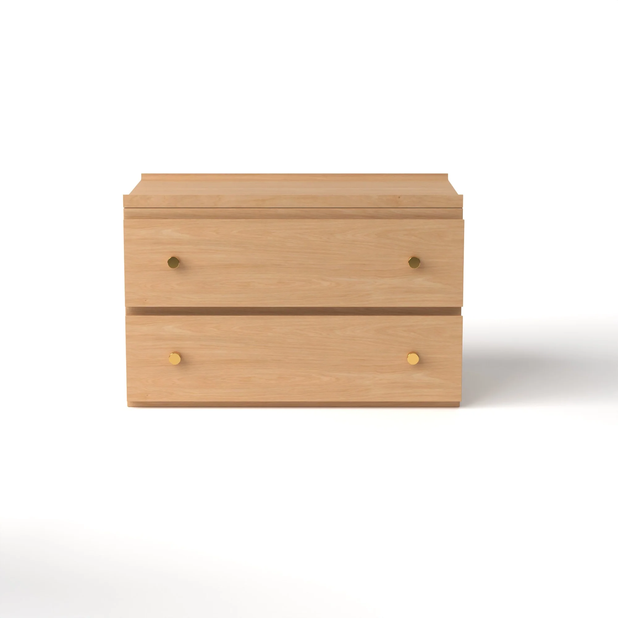 Stava Bedside Table | Solid Walnut/Teak/Oak Wood | 3 Feet Length - Image 31