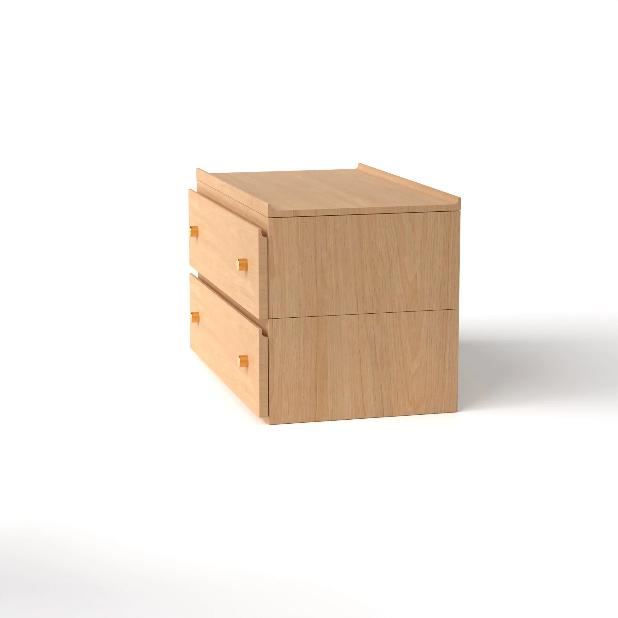 Stava Bedside Table | Solid Walnut/Teak/Oak Wood | 3 Feet Length - Image 32