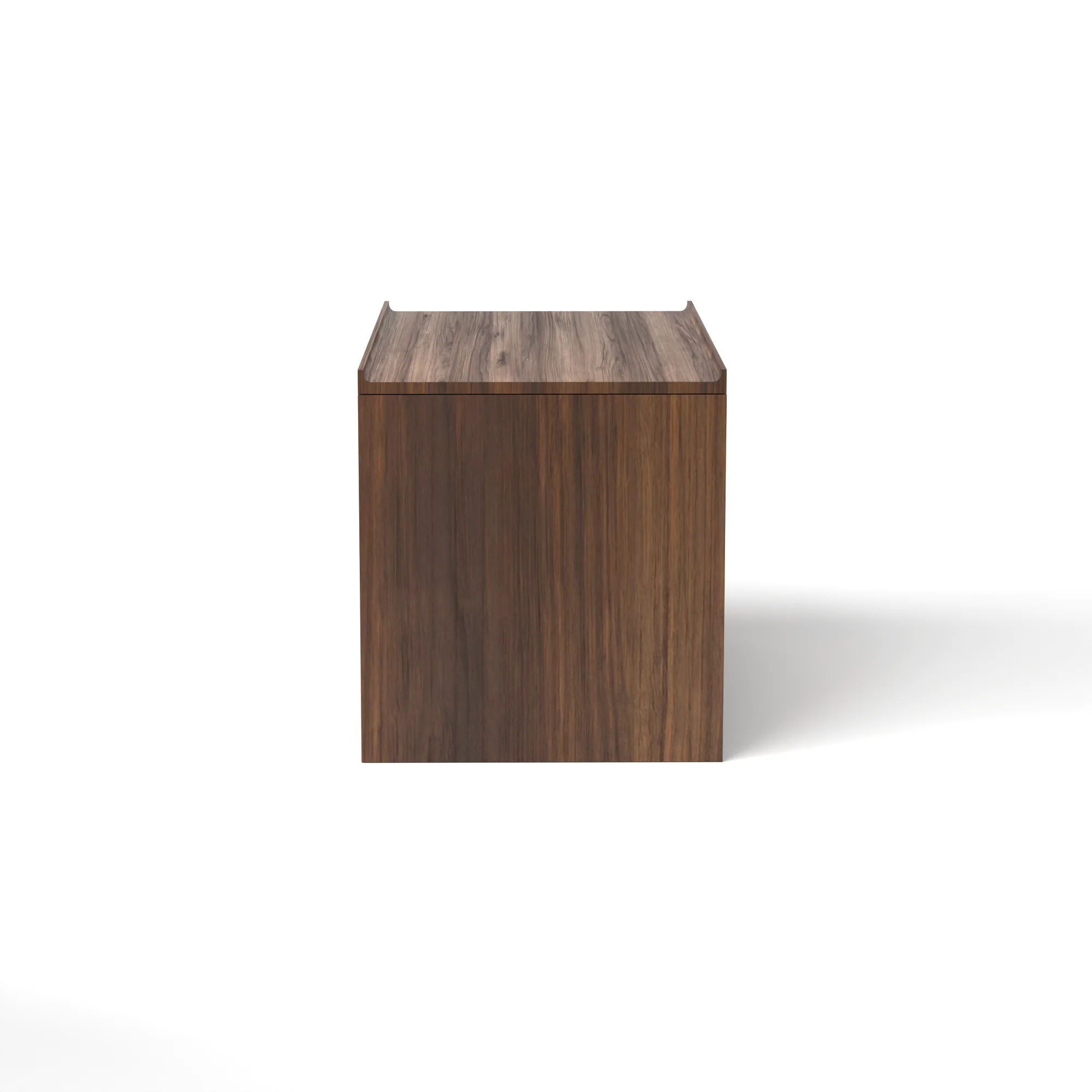 Stava Bedside Table | Solid Walnut/Teak/Oak Wood (Open) | 3 Feet Length - Image 16