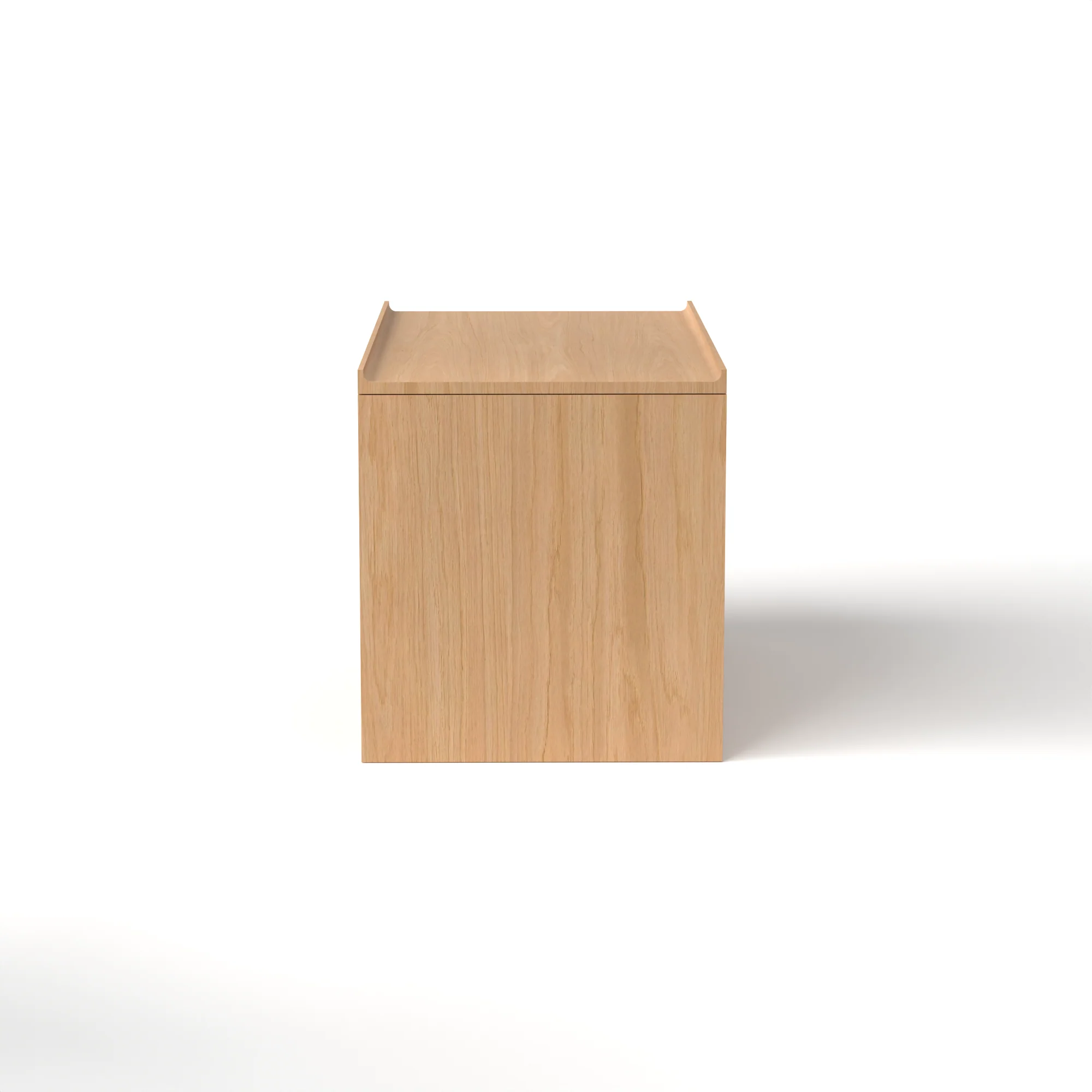 Stava Bedside Table | Solid Walnut/Teak/Oak Wood (Open) | 3 Feet Length - Image 28