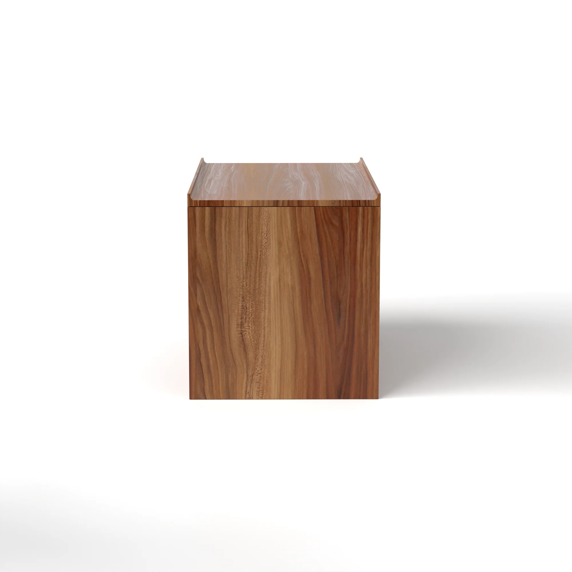 Stava Bedside Table | Solid Walnut/Teak/Oak Wood (Open) | 3 Feet Length - Image 38