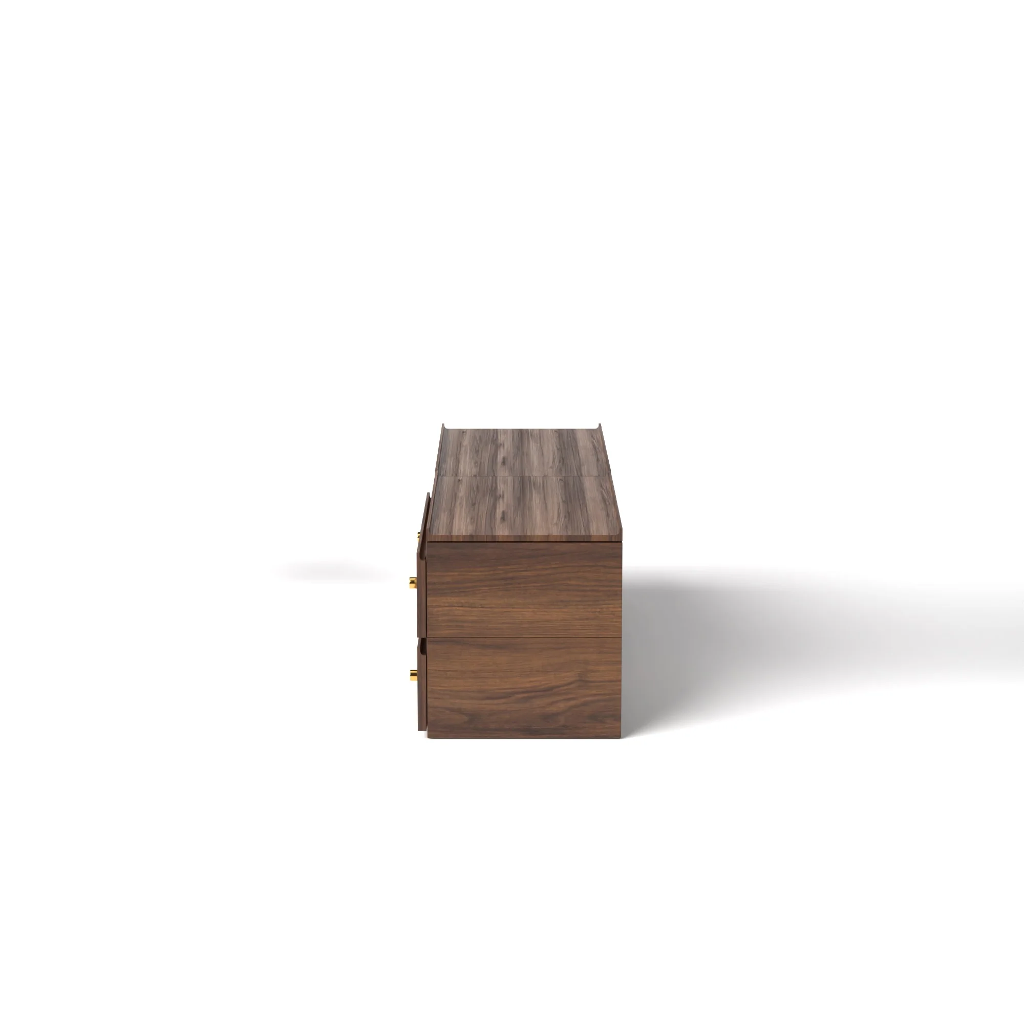 Stava Modular Credenza System | Solid Walnut/Teak/Oak Wood (2x2) | 5.5 Feet Length - Image 9
