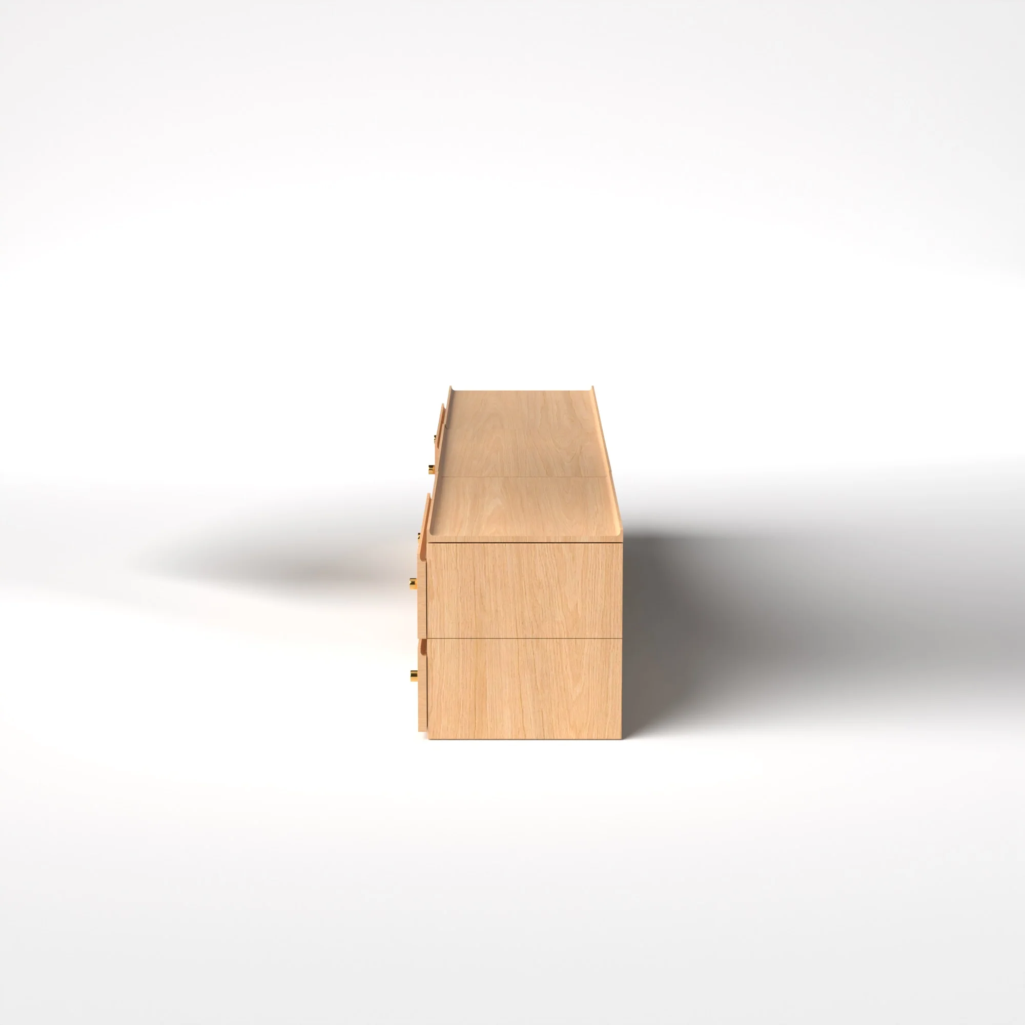 Stava Modular Credenza System | Solid Walnut/Teak/Oak Wood (2x3) | 8 Feet Length - Image 31