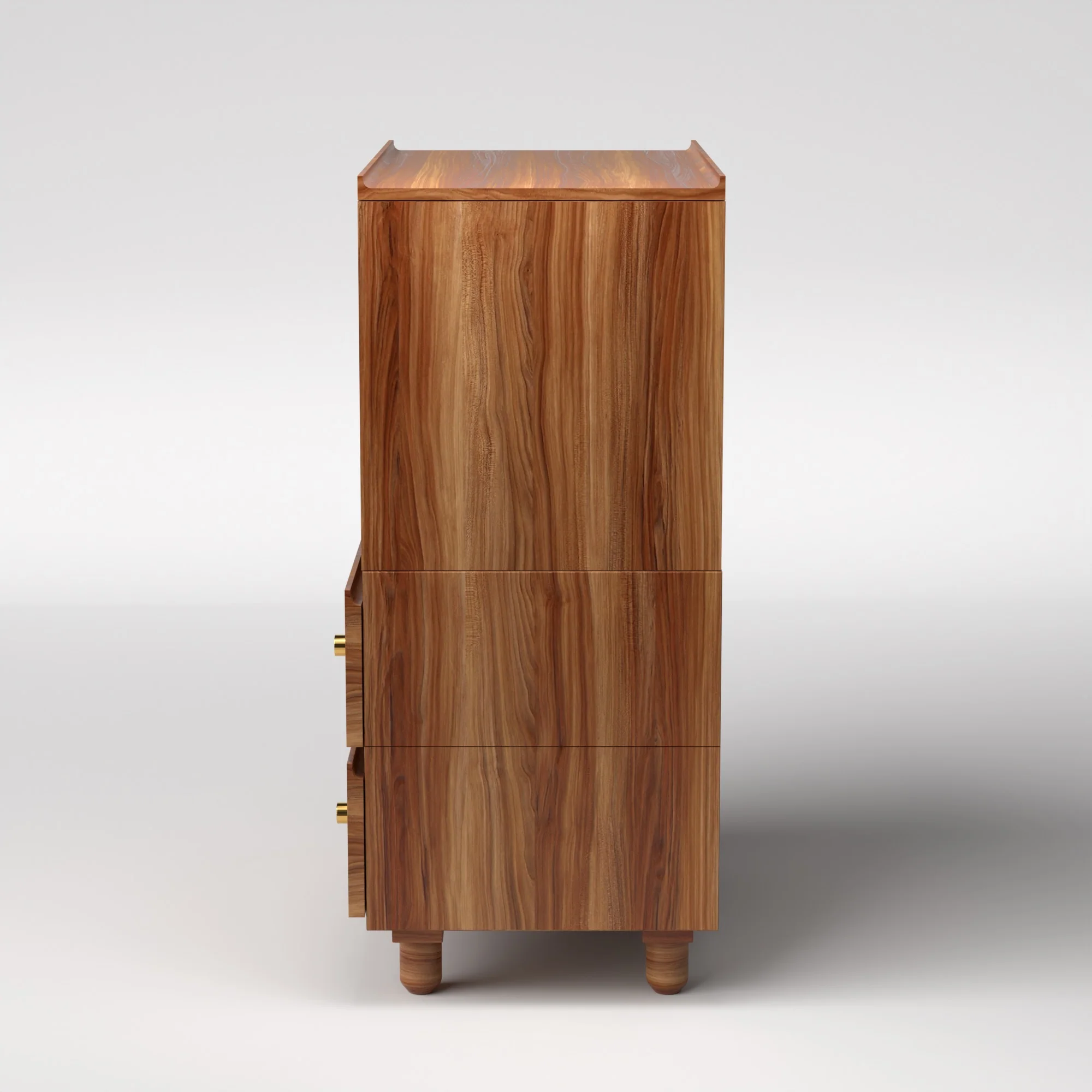 Stava Modular Credenza System | Solid Walnut/Teak/Oak Wood (4x1) | 3 Feet Length - Image 15