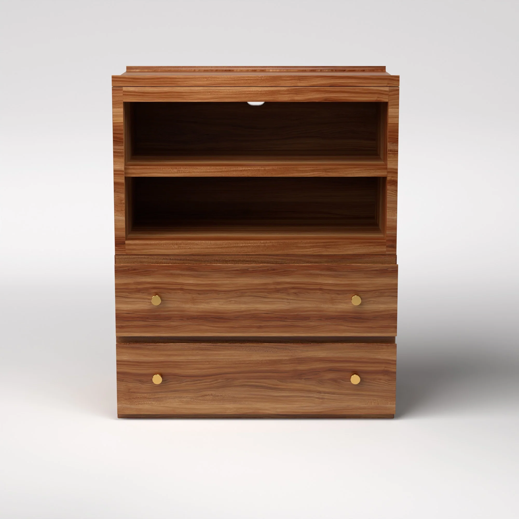 Stava Modular Credenza System | Solid Walnut/Teak/Oak Wood (4x1) | 3 Feet Length - Image 18