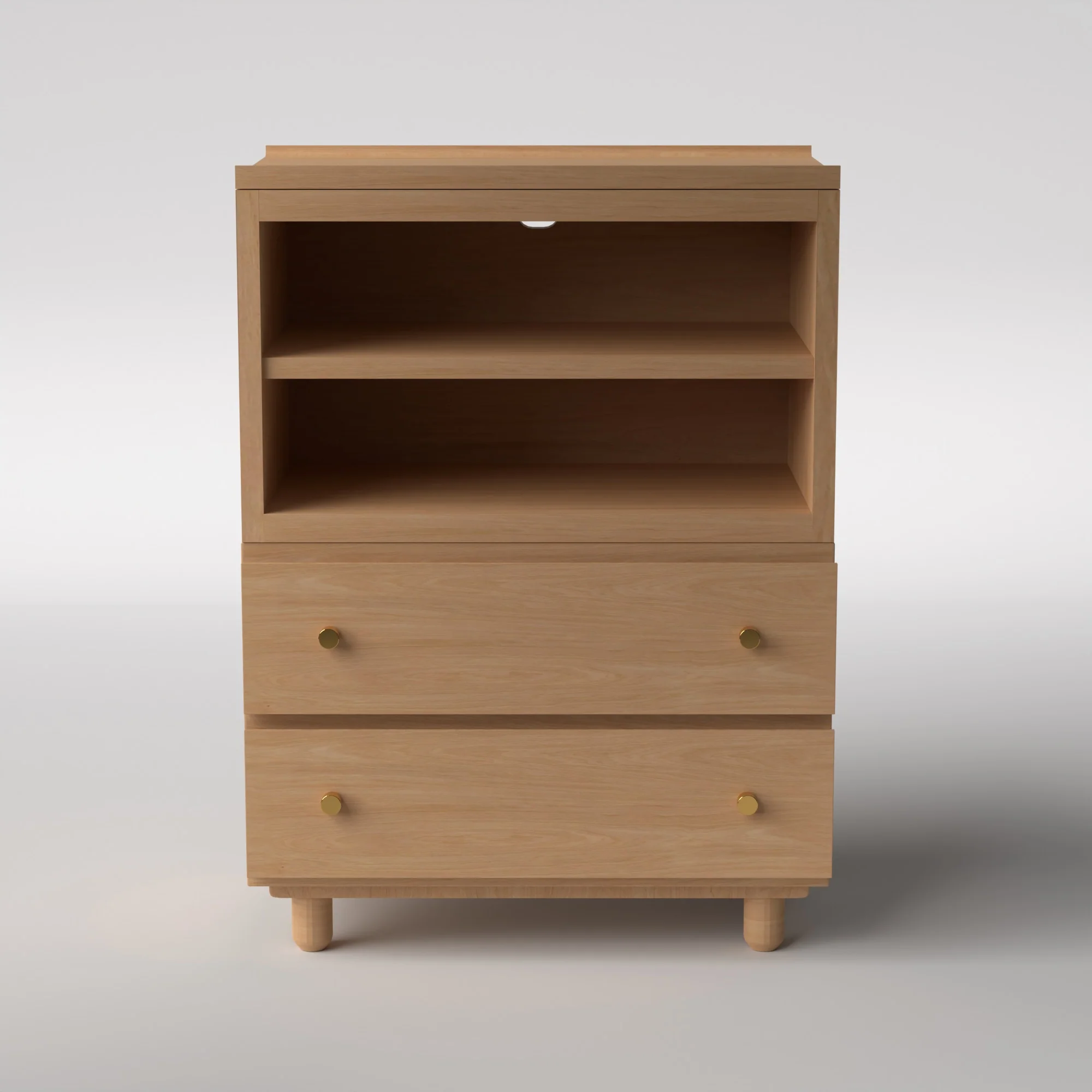 Stava Modular Credenza System | Solid Walnut/Teak/Oak Wood (4x1) | 3 Feet Length - Image 22