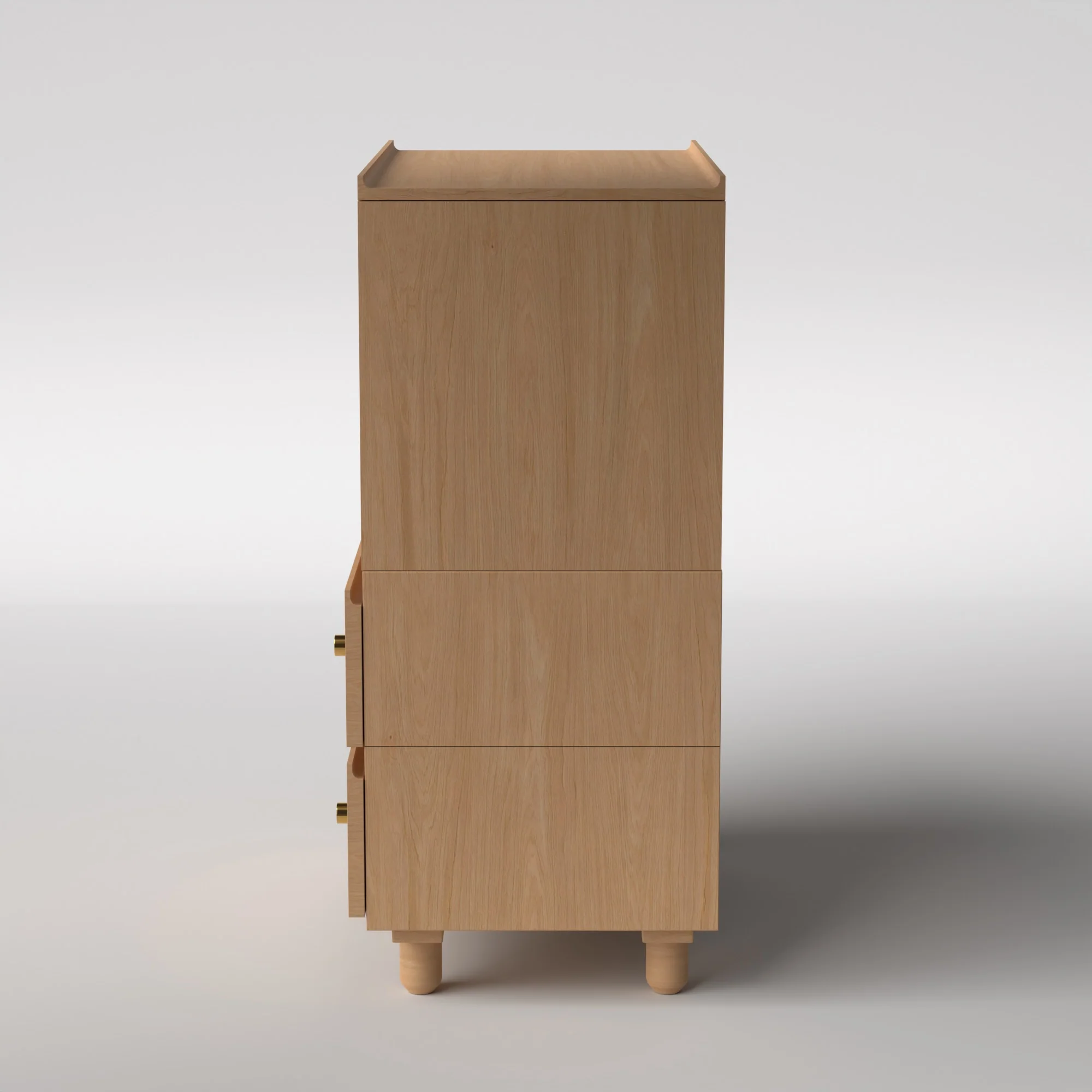 Stava Modular Credenza System | Solid Walnut/Teak/Oak Wood (4x1) | 3 Feet Length - Image 24