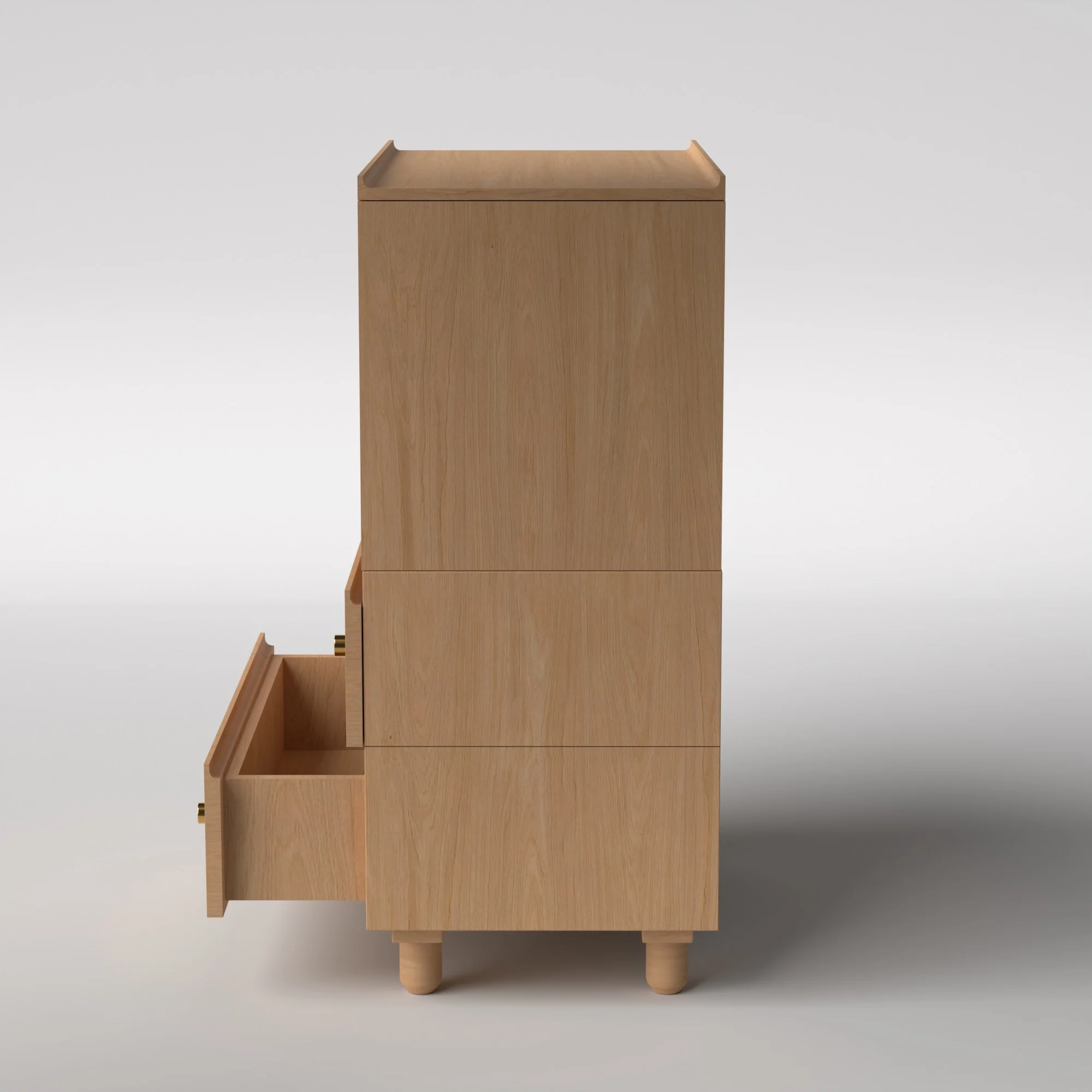 Stava Modular Credenza System | Solid Walnut/Teak/Oak Wood (4x1) | 3 Feet Length - Image 25