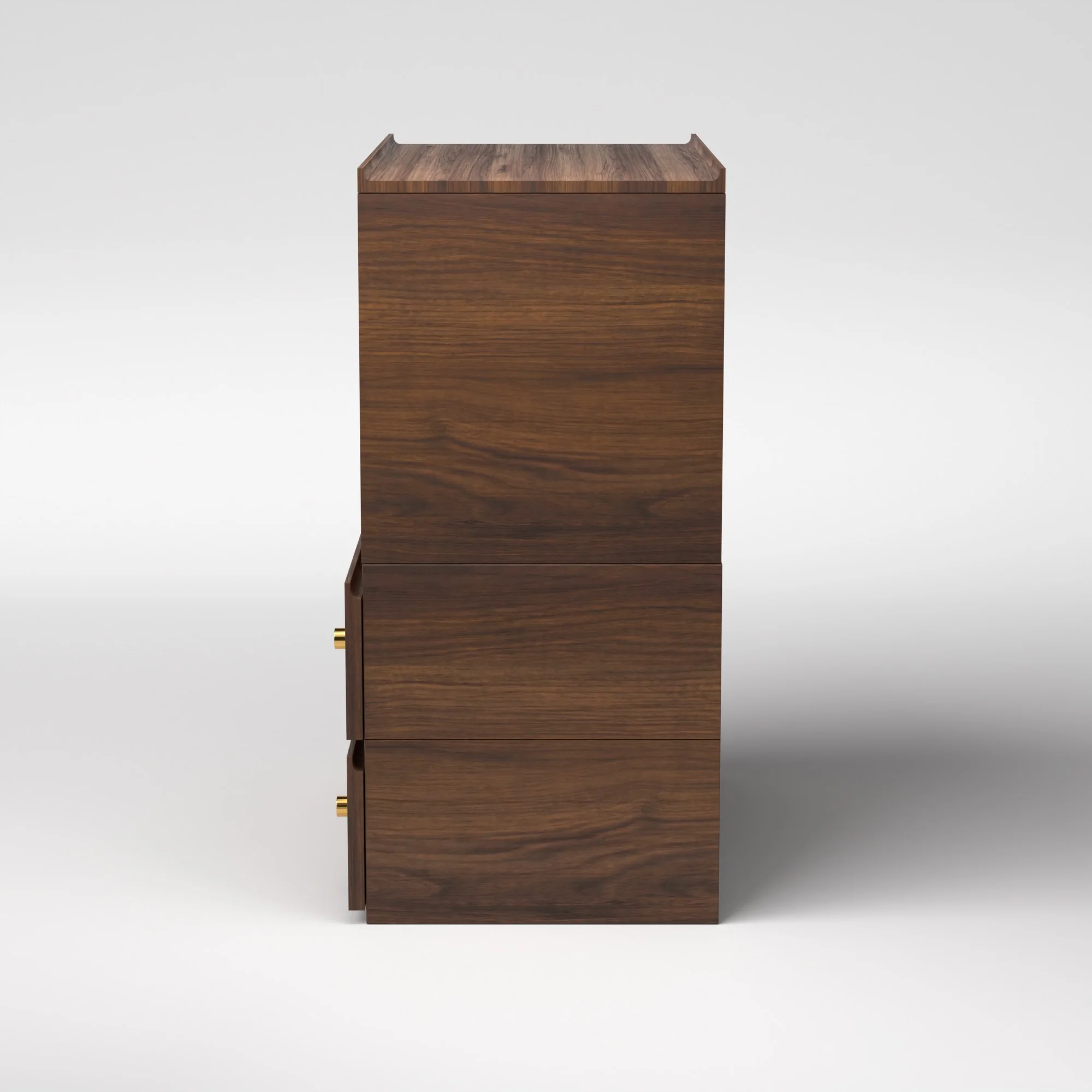 Stava Modular Credenza System | Solid Walnut/Teak/Oak Wood (4x1) | 3 Feet Length - Image 9