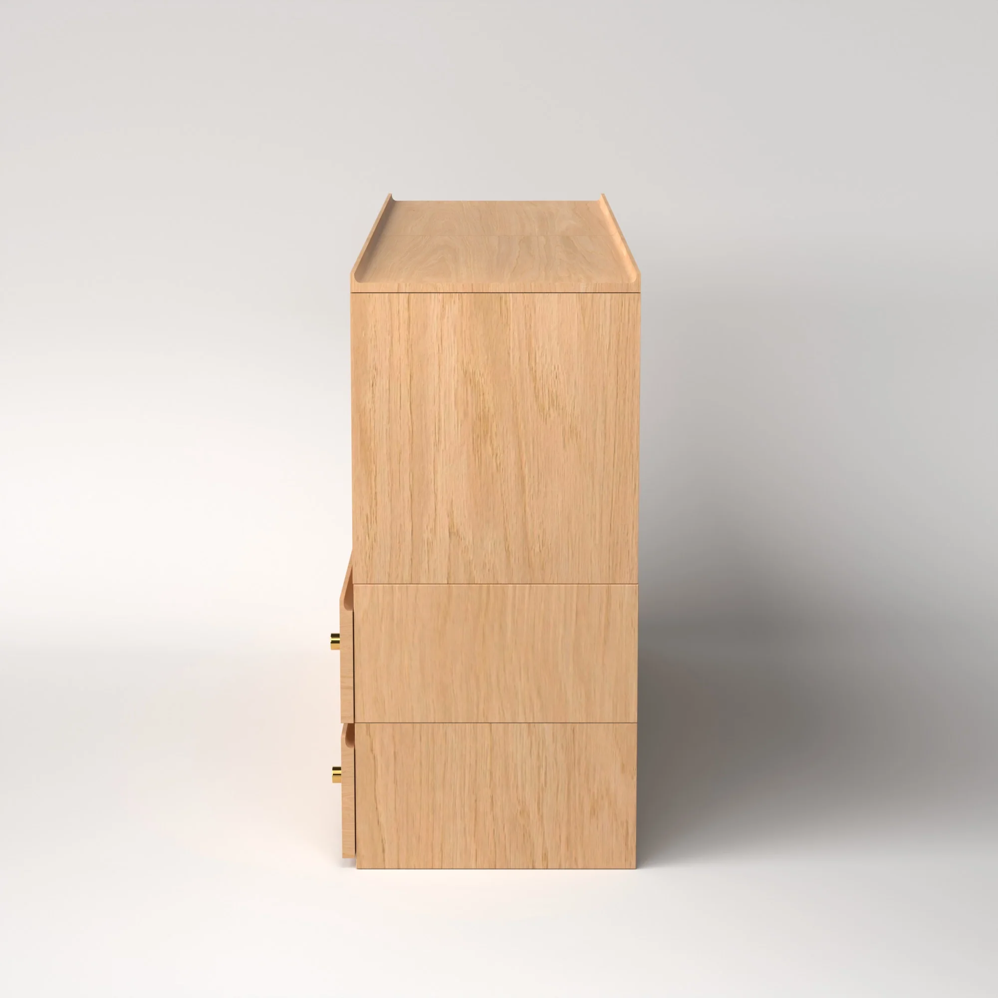 Stava Modular Credenza System | Solid Walnut/Teak/Oak Wood (4x2) | 5.5 Feet Length - Image 30