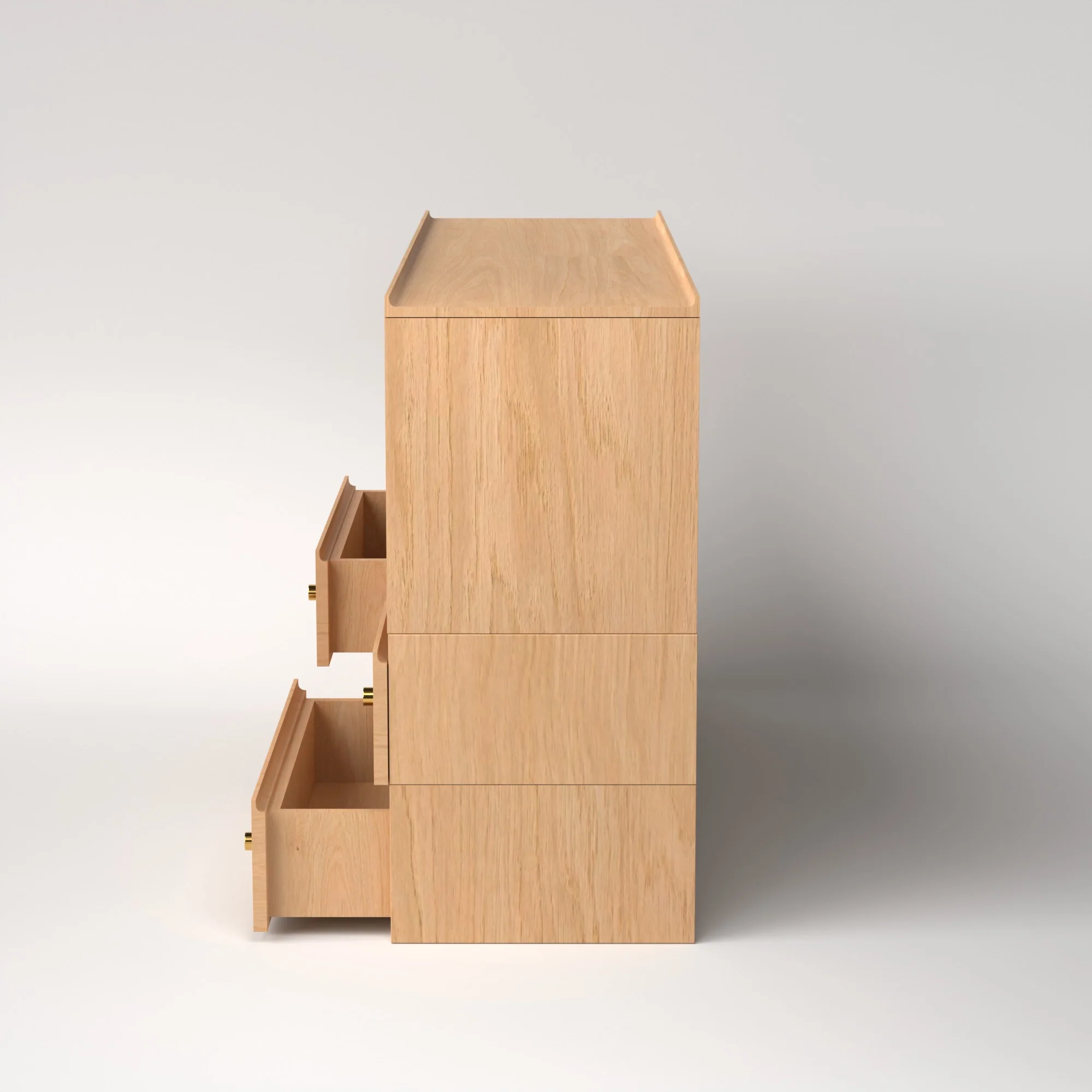 Stava Modular Credenza System | Solid Walnut/Teak/Oak Wood (4x2) | 5.5 Feet Length - Image 31