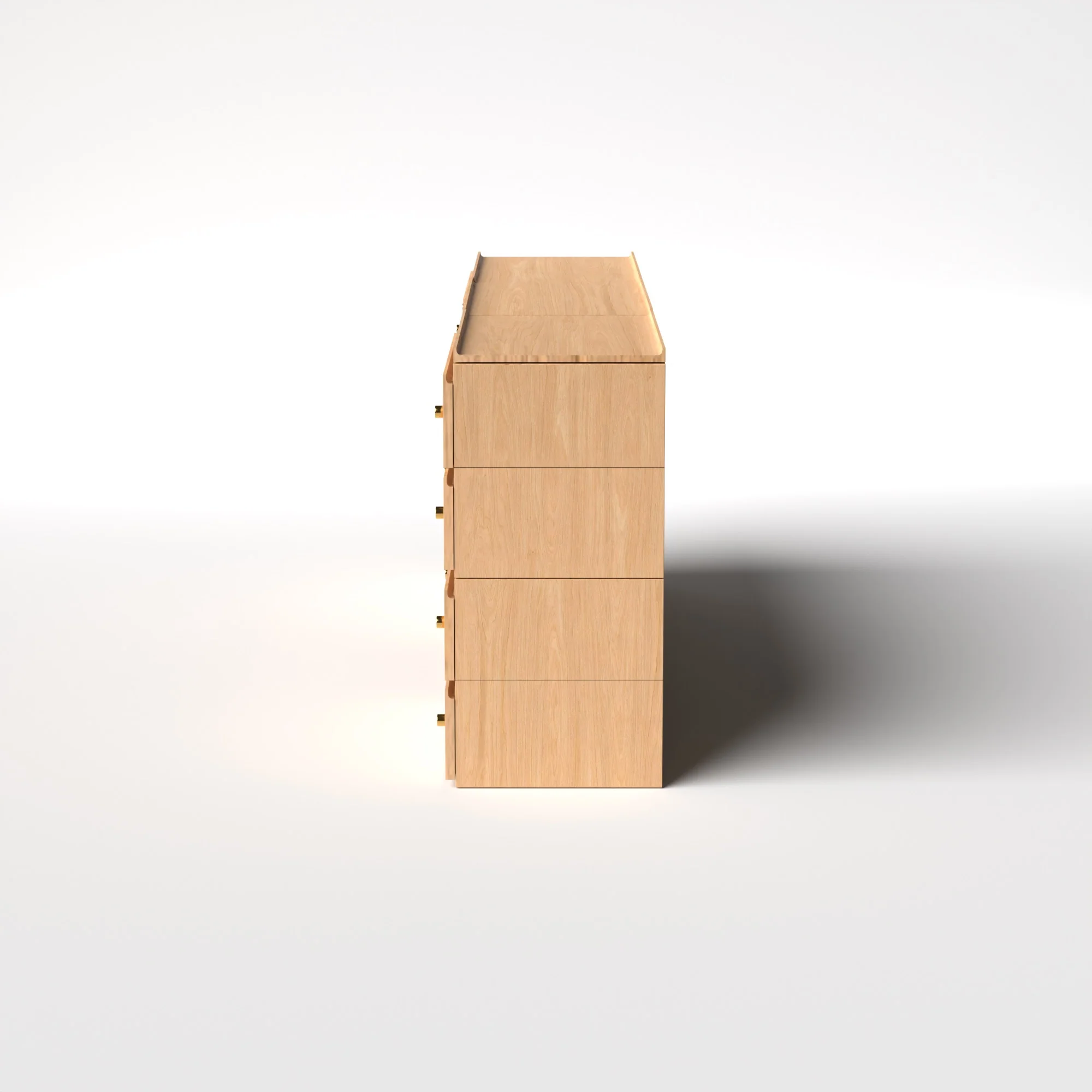 Stava Modular Credenza System | Solid Walnut/Teak/Oak Wood (4x3) | 8 Feet Length - Image 31