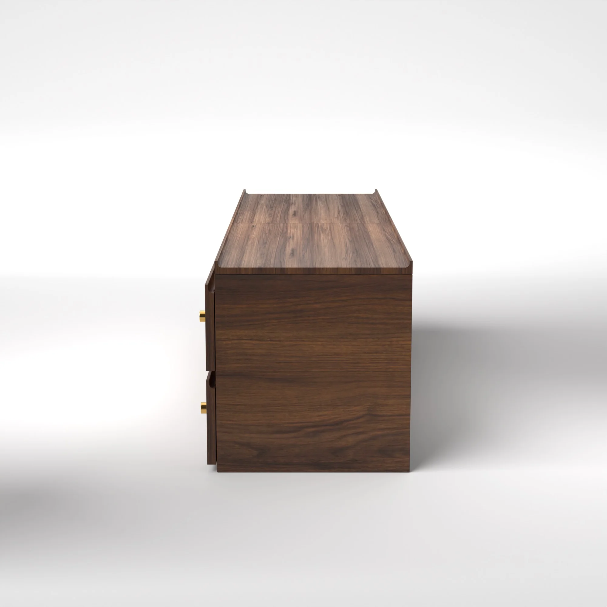 Stava Modular Drawer System | Solid Walnut/Teak/Oak Wood (2x2) | 5.5 Feet Length - Image 10