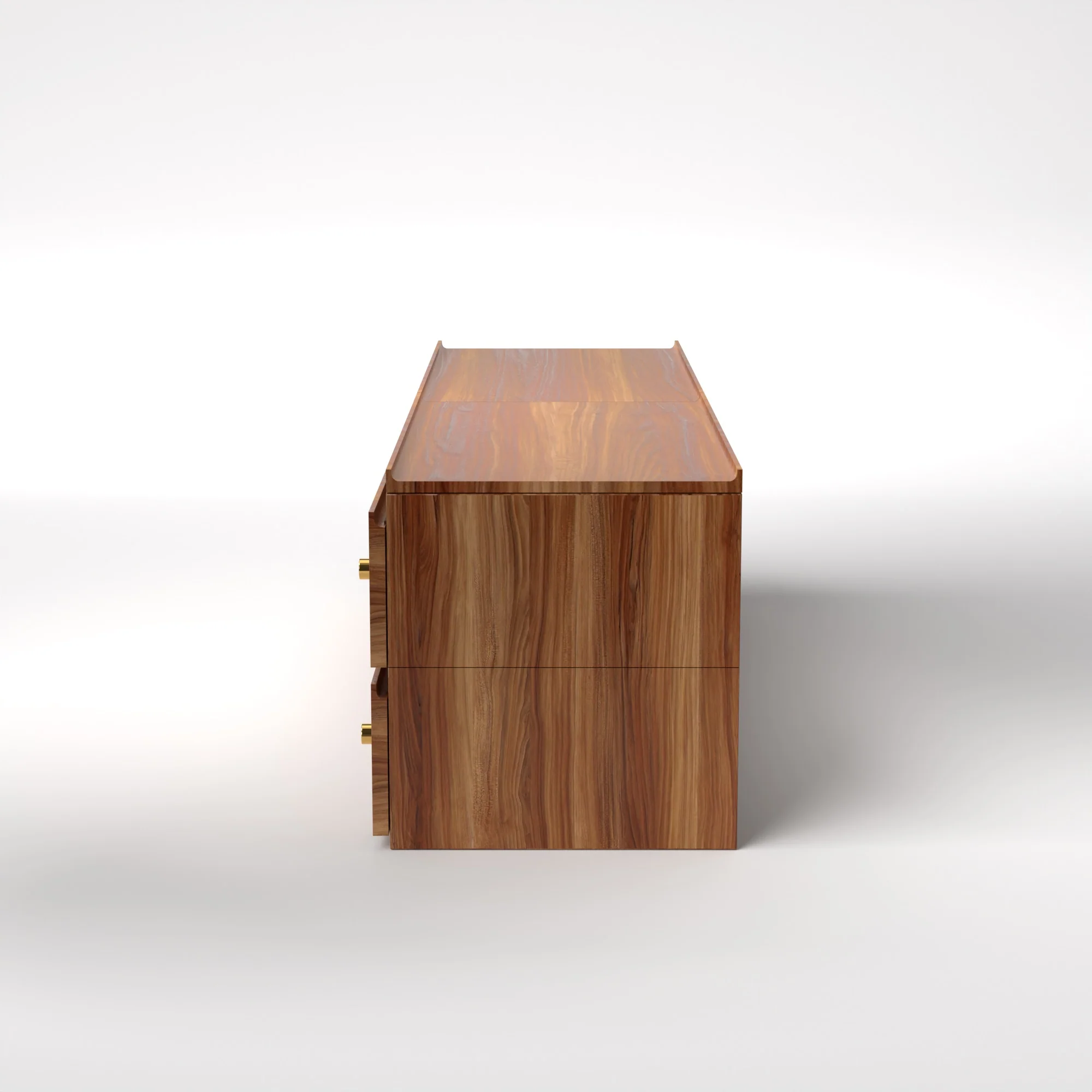 Stava Modular Drawer System | Solid Walnut/Teak/Oak Wood (2x2) | 5.5 Feet Length - Image 21