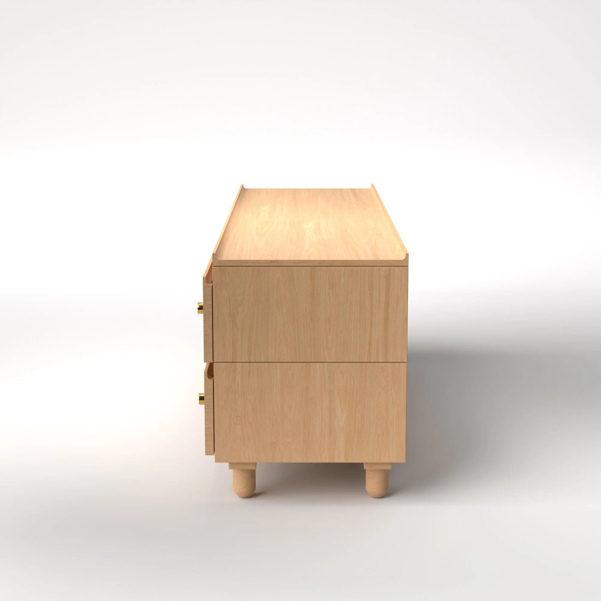 Stava Modular Drawer System | Solid Walnut/Teak/Oak Wood (2x2) | 5.5 Feet Length - Image 26
