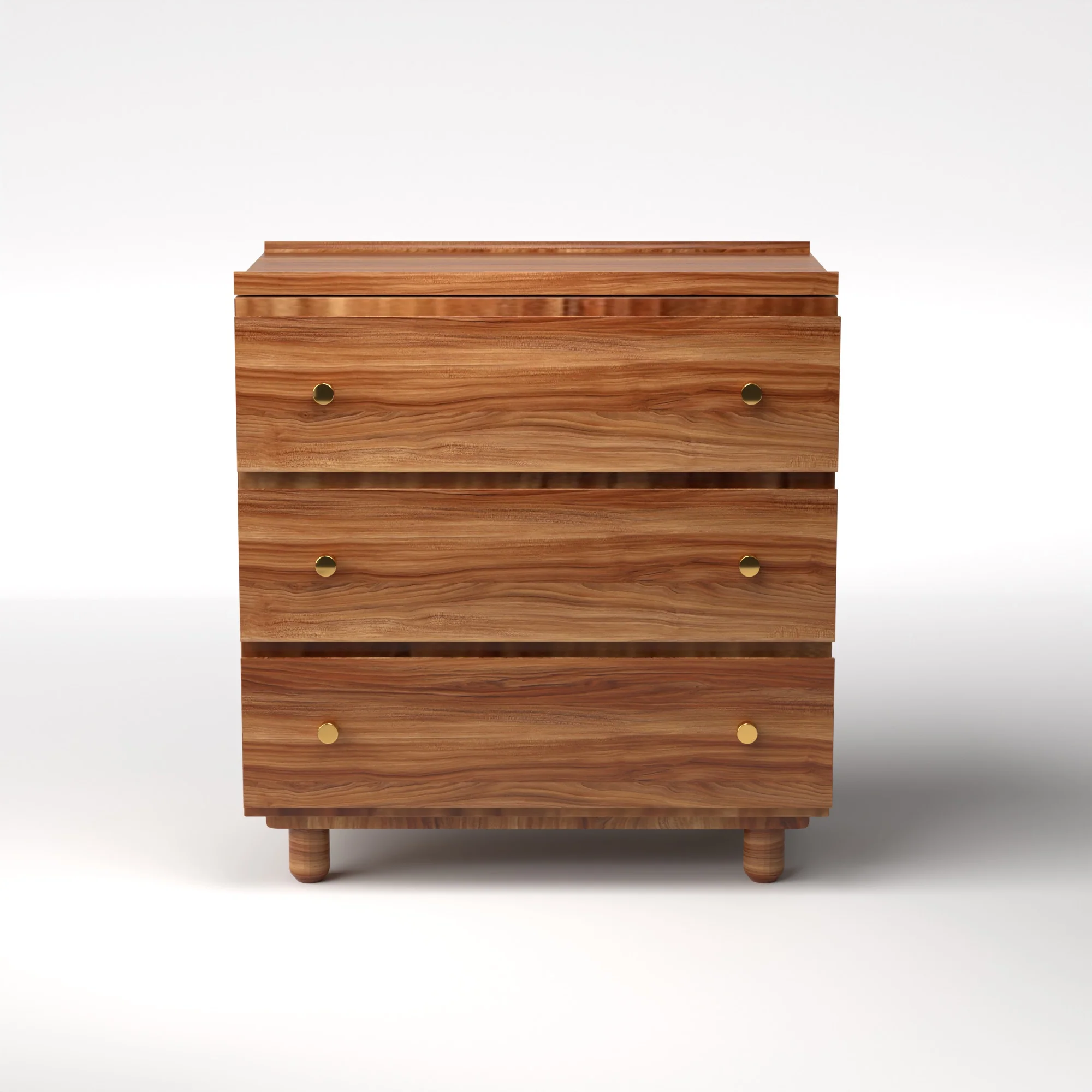 Stava Modular Drawer System | Solid Walnut/Teak/Oak Wood (3x1) | 3 Feet Length - Image 13