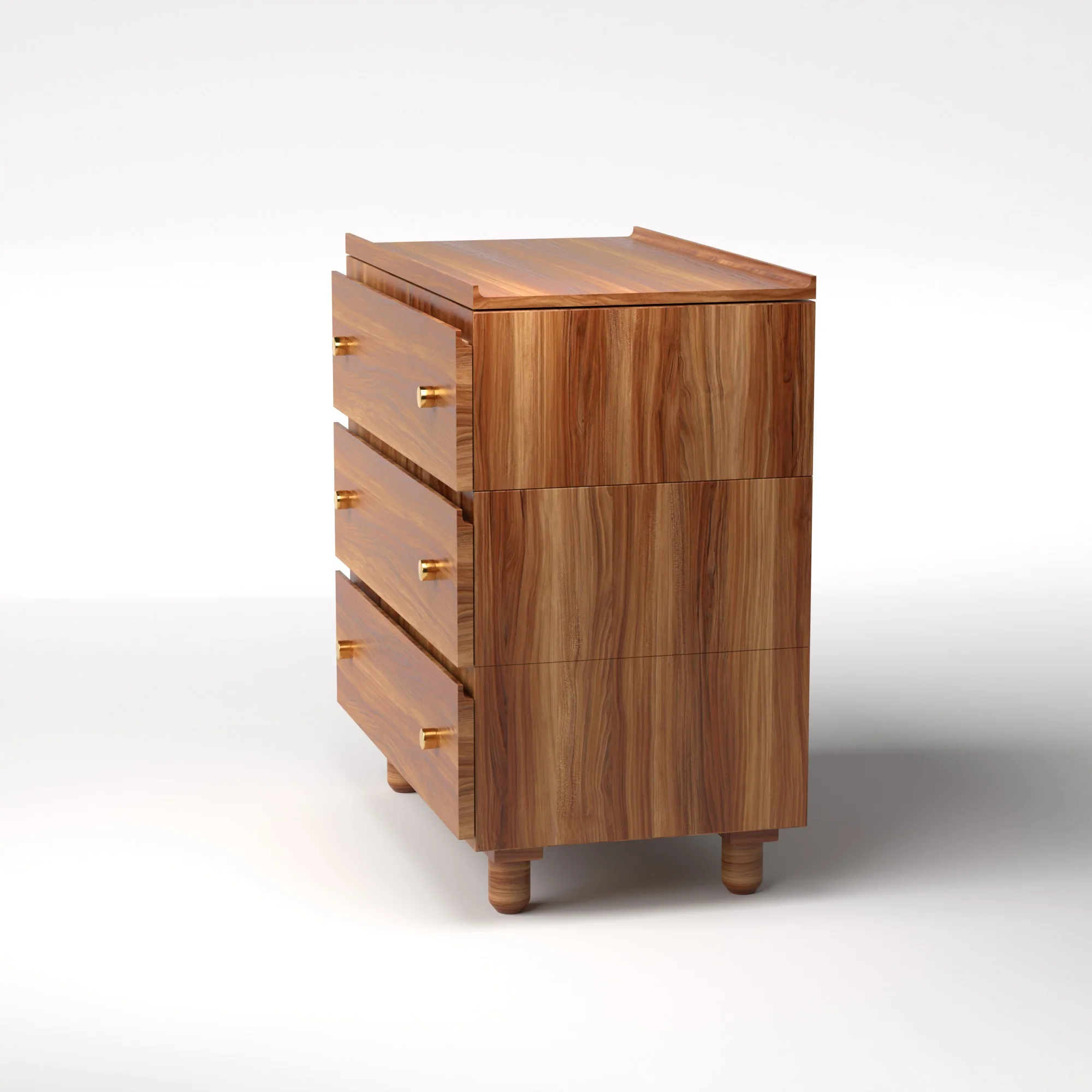 Stava Modular Drawer System | Solid Walnut/Teak/Oak Wood (3x1) | 3 Feet Length - Image 14