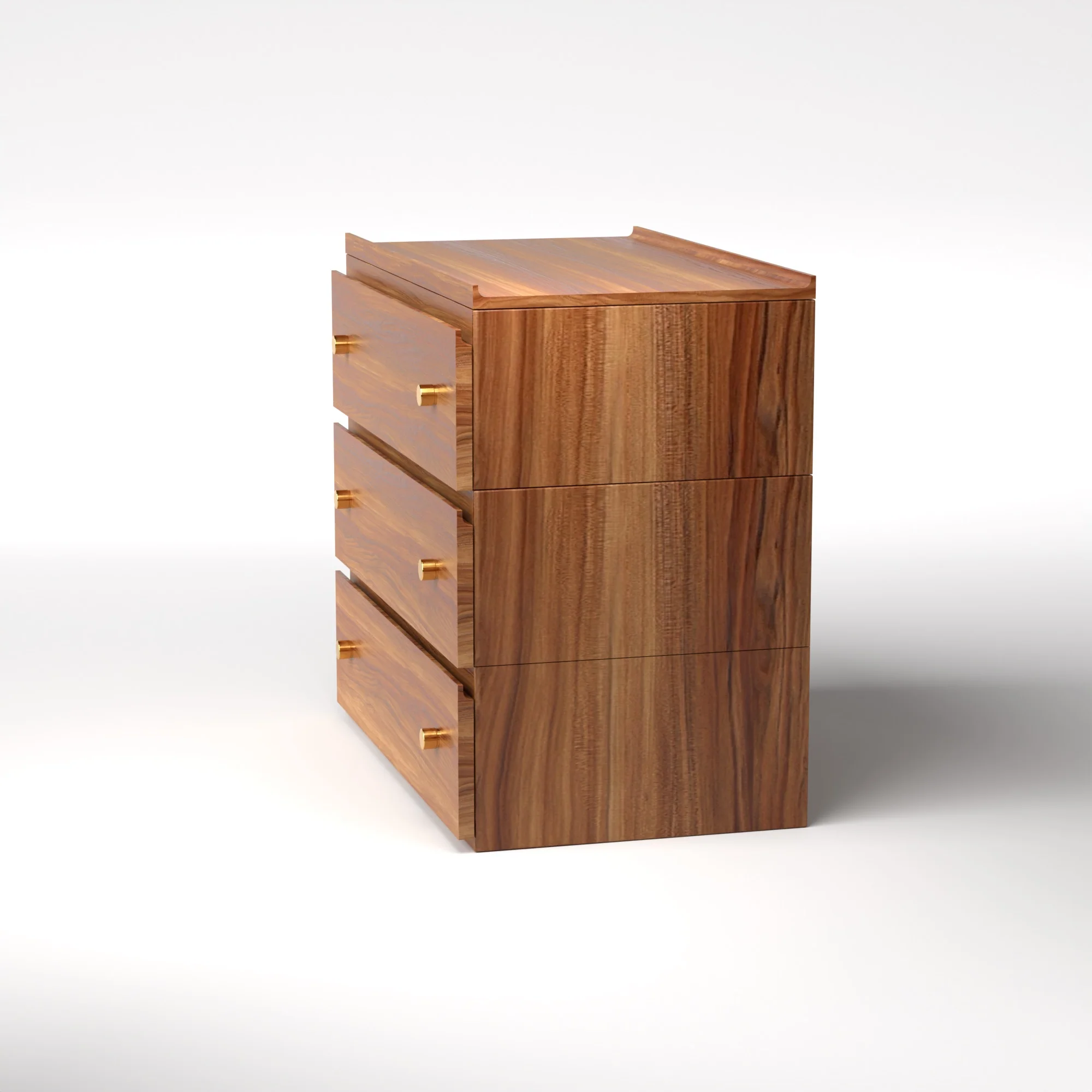 Stava Modular Drawer System | Solid Walnut/Teak/Oak Wood (3x1) | 3 Feet Length - Image 19