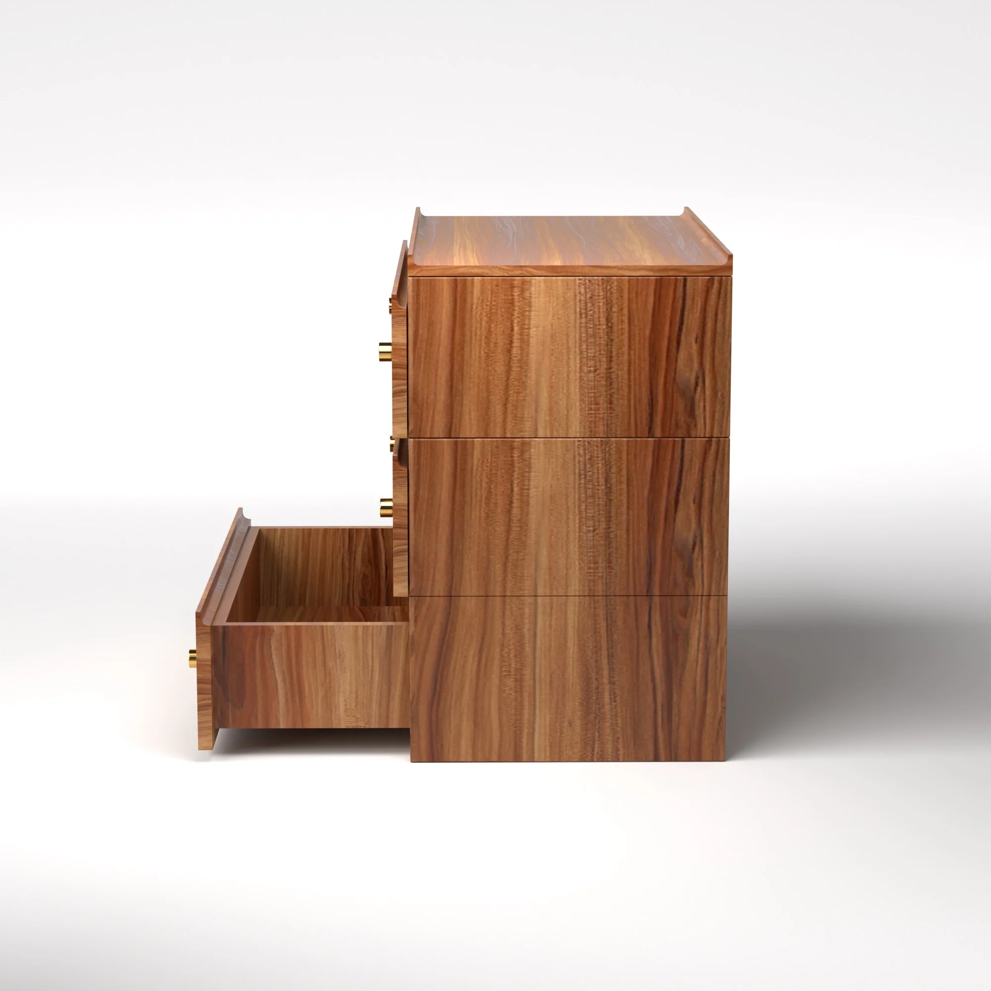 Stava Modular Drawer System | Solid Walnut/Teak/Oak Wood (3x1) | 3 Feet Length - Image 20