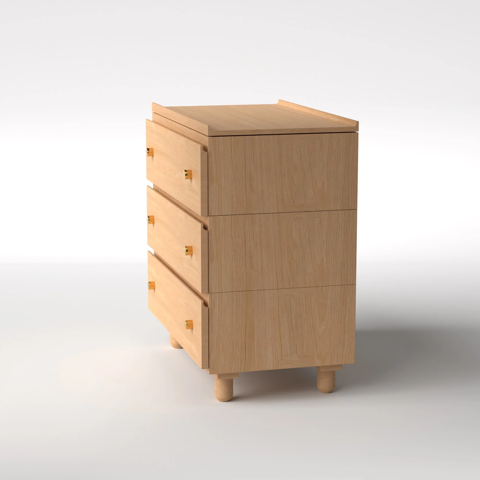 Stava Modular Drawer System | Solid Walnut/Teak/Oak Wood (3x1) | 3 Feet Length - Image 24