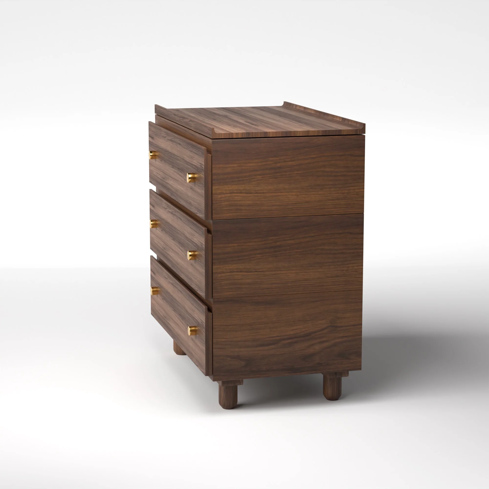Stava Modular Drawer System | Solid Walnut/Teak/Oak Wood (3x1) | 3 Feet Length - Image 3