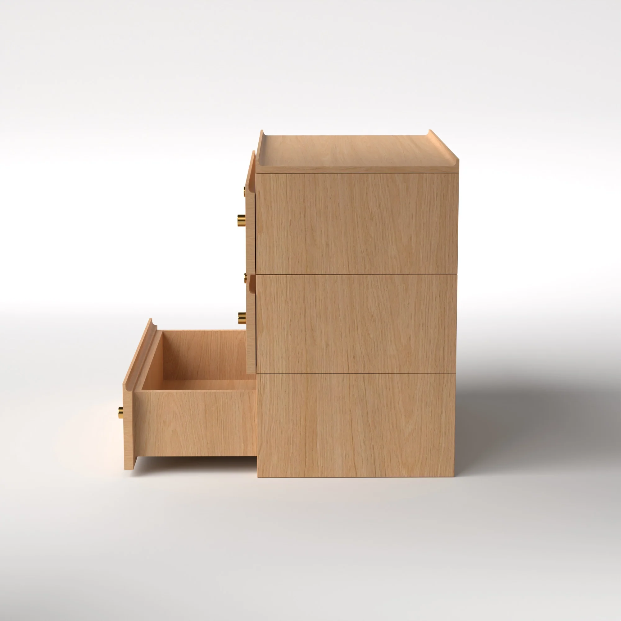 Stava Modular Drawer System | Solid Walnut/Teak/Oak Wood (3x1) | 3 Feet Length - Image 30