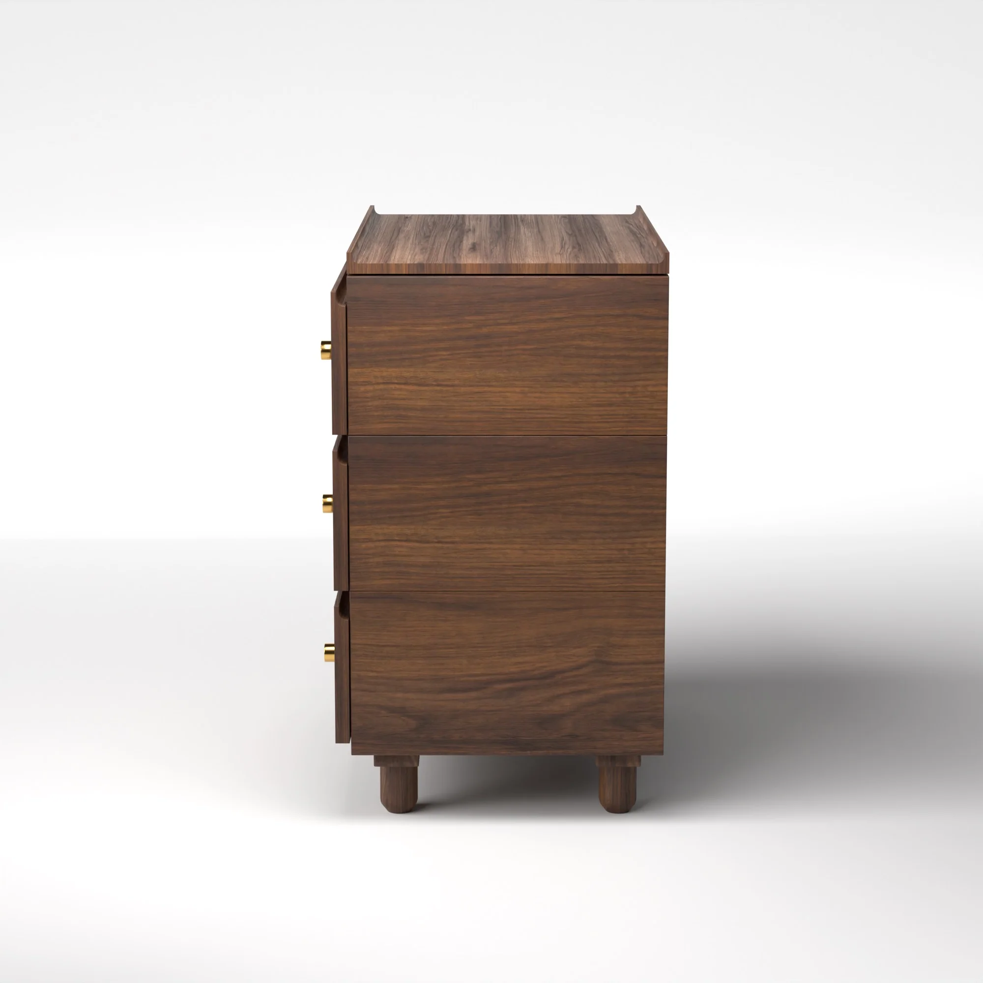 Stava Modular Drawer System | Solid Walnut/Teak/Oak Wood (3x1) | 3 Feet Length - Image 5