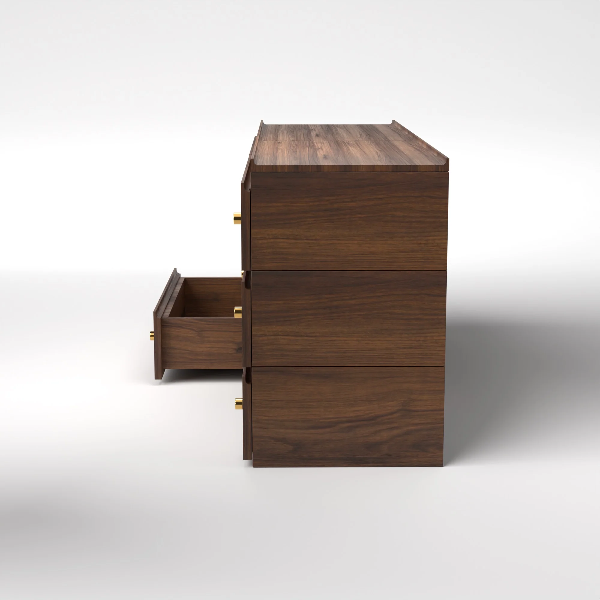 Stava Modular Drawer System | Solid Walnut/Teak/Oak Wood (3x2) | 5.5 Feet Length - Image 10