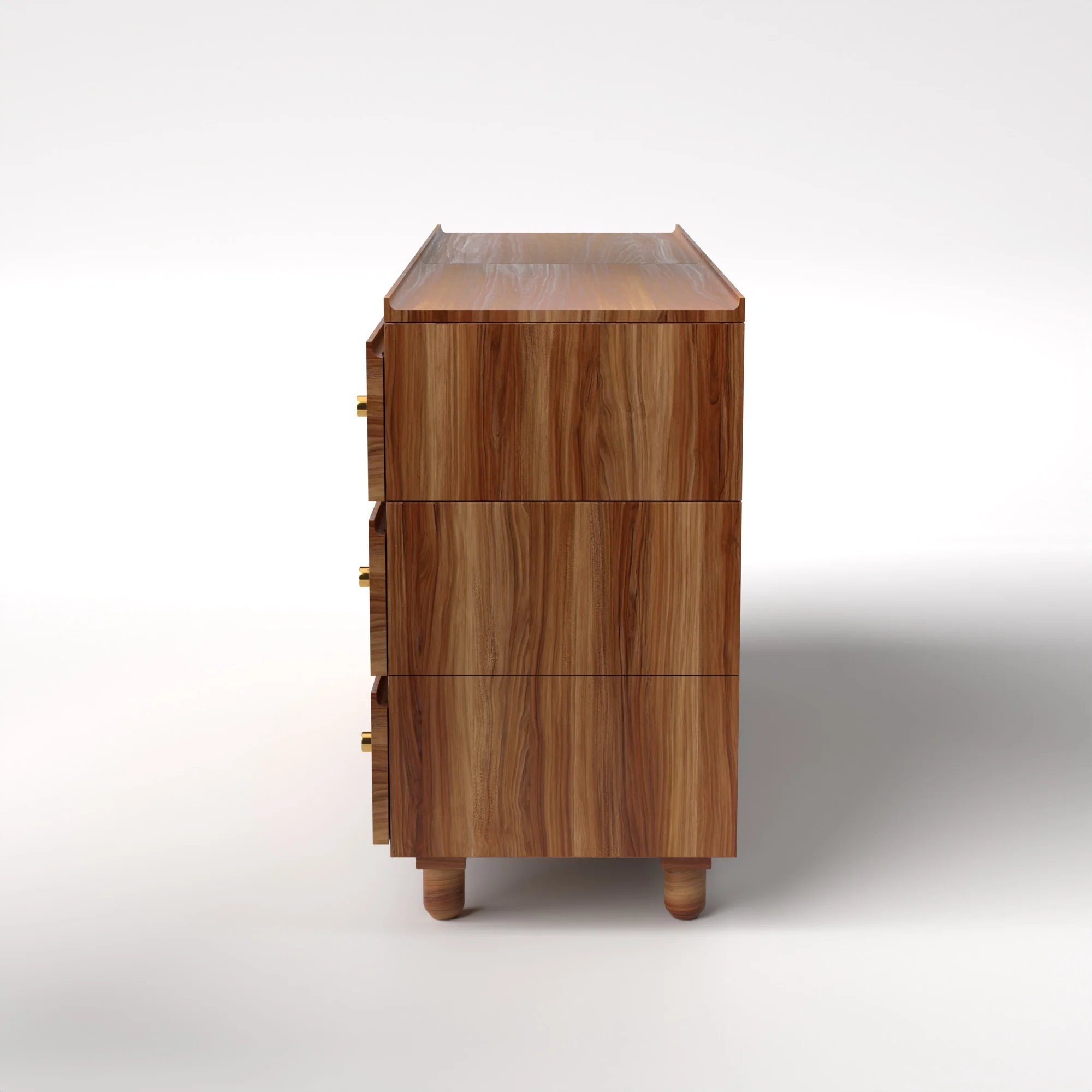 Stava Modular Drawer System | Solid Walnut/Teak/Oak Wood (3x2) | 5.5 Feet Length - Image 15