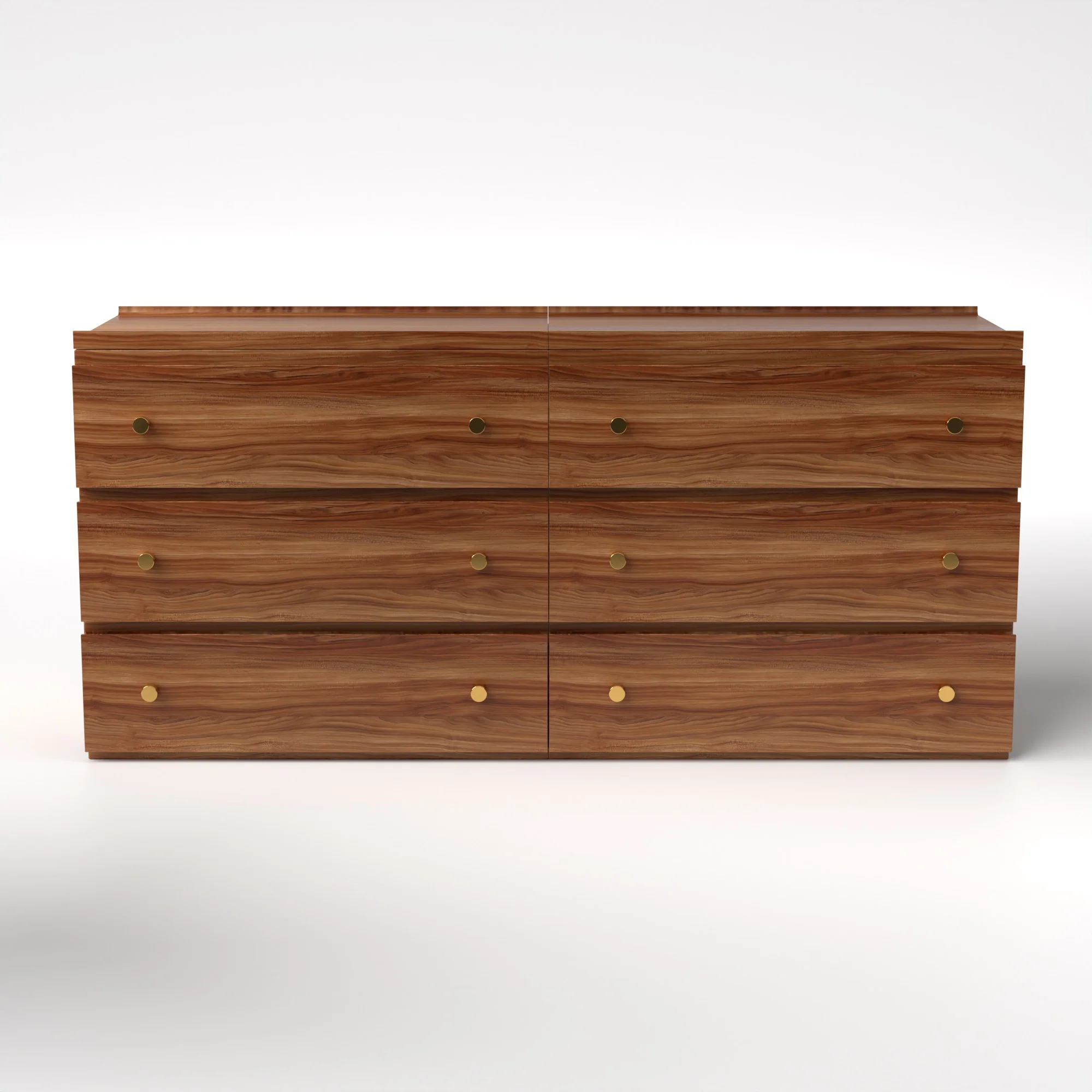 Stava Modular Drawer System | Solid Walnut/Teak/Oak Wood (3x2) | 5.5 Feet Length - Image 21