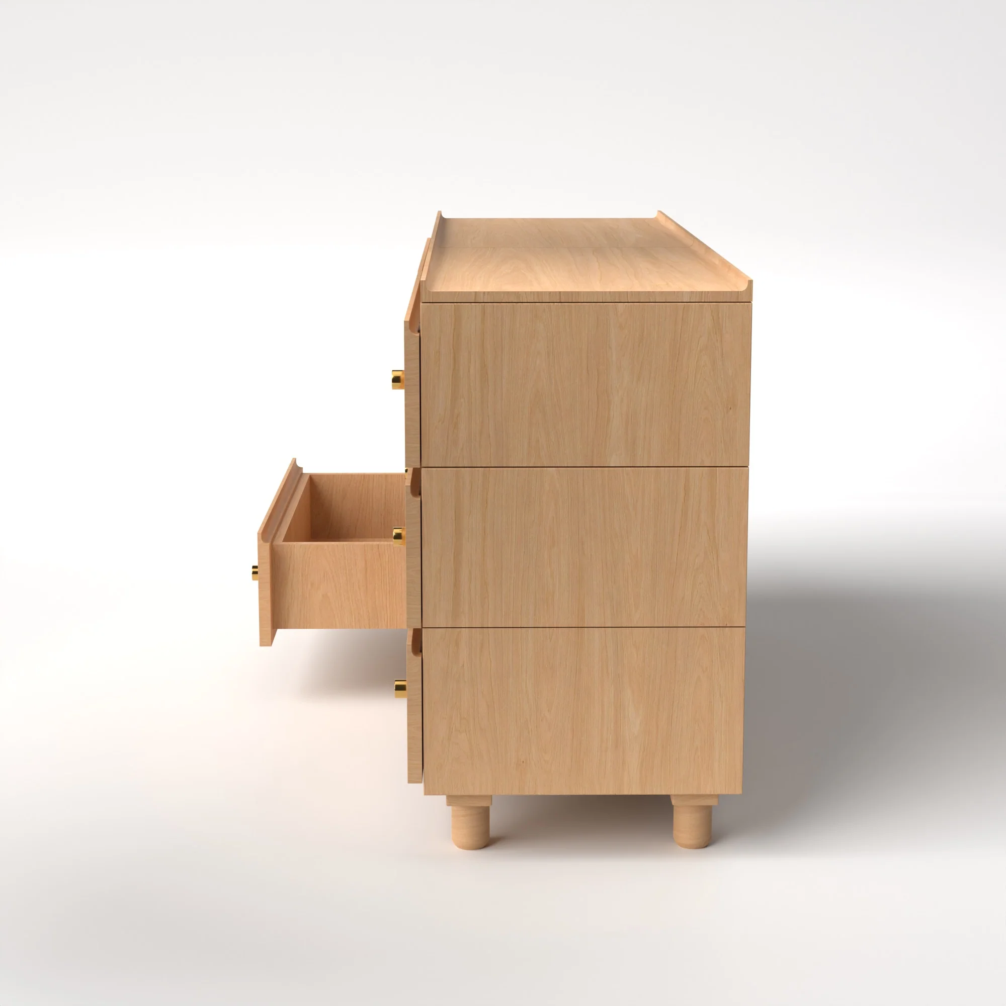 Stava Modular Drawer System | Solid Walnut/Teak/Oak Wood (3x2) | 5.5 Feet Length - Image 26