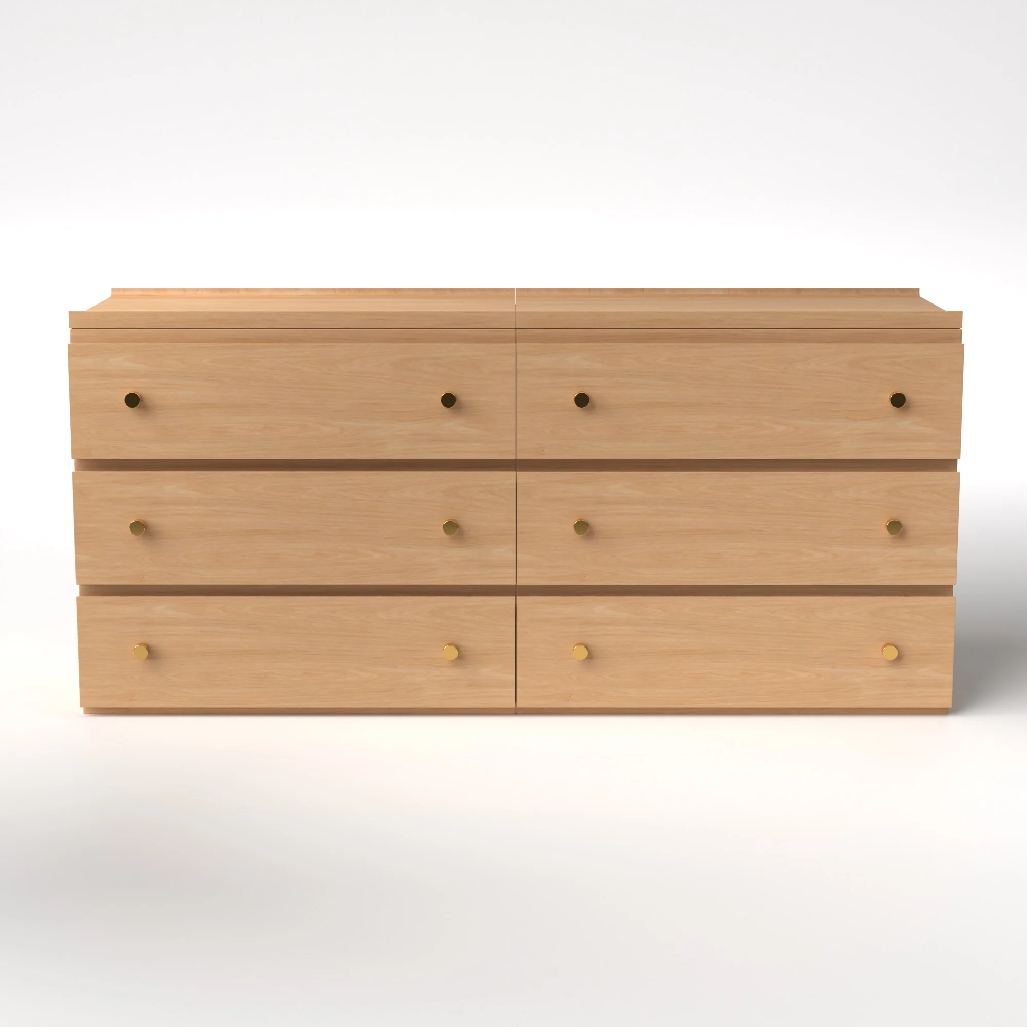 Stava Modular Drawer System | Solid Walnut/Teak/Oak Wood (3x2) | 5.5 Feet Length - Image 28