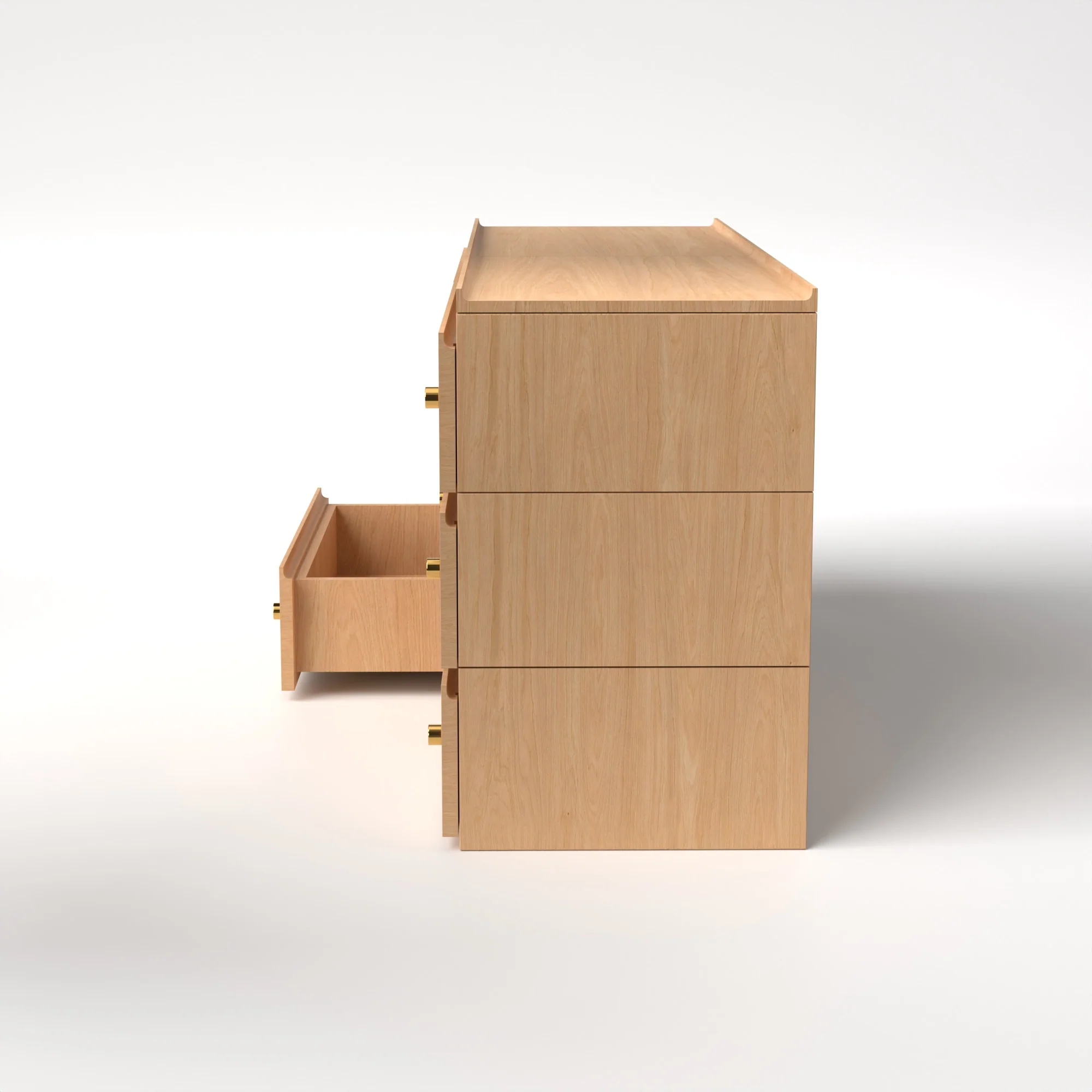 Stava Modular Drawer System | Solid Walnut/Teak/Oak Wood (3x2) | 5.5 Feet Length - Image 31