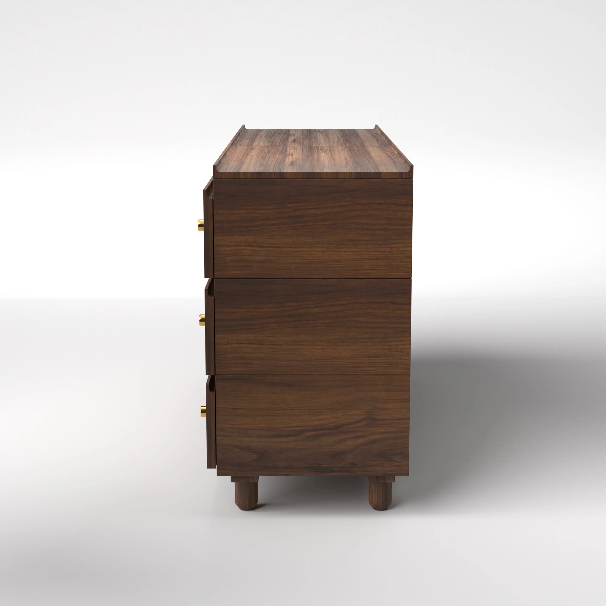 Stava Modular Drawer System | Solid Walnut/Teak/Oak Wood (3x2) | 5.5 Feet Length - Image 5