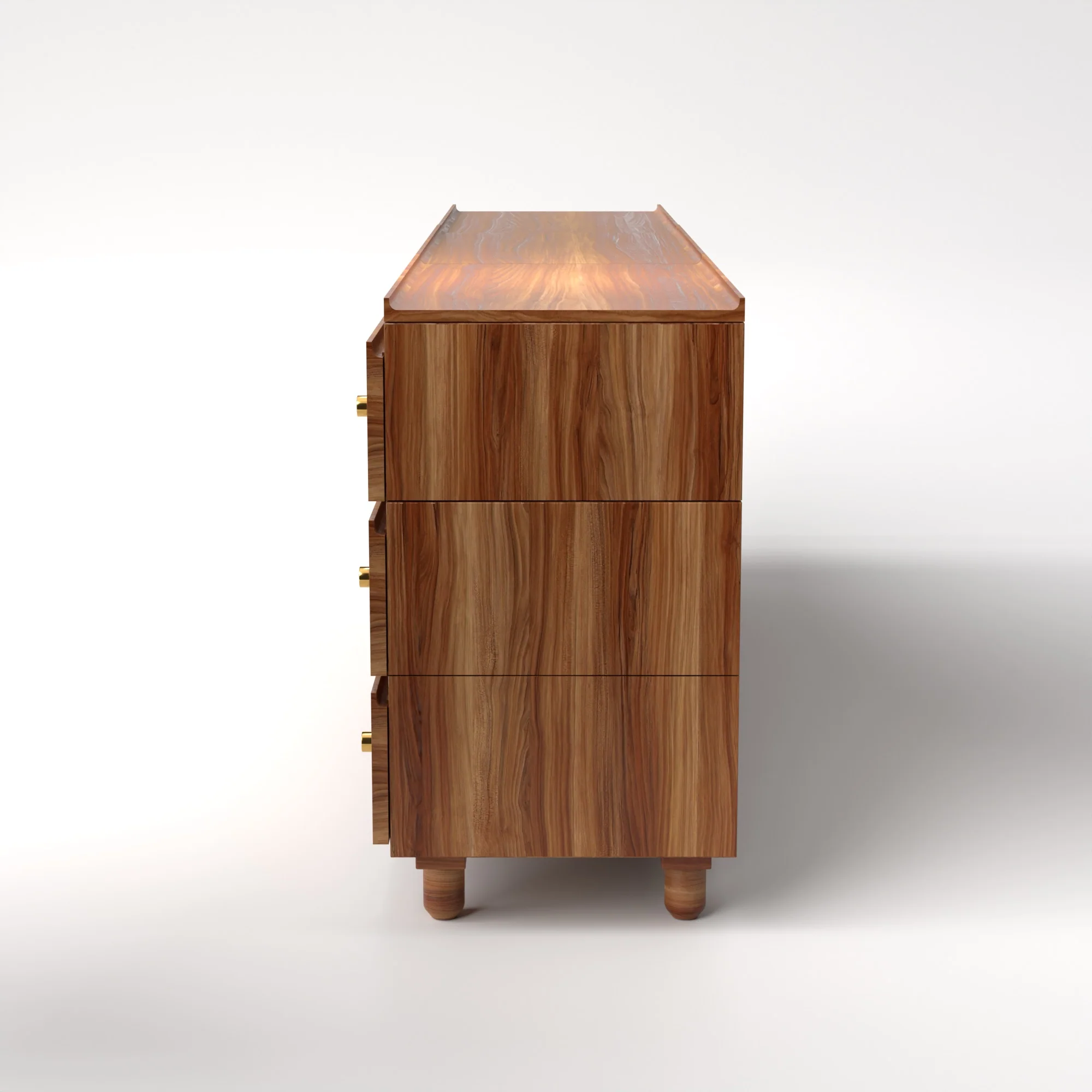 Stava Modular Drawer System | Solid Walnut/Teak/Oak Wood (3x3) | 8 Feet Length - Image 15