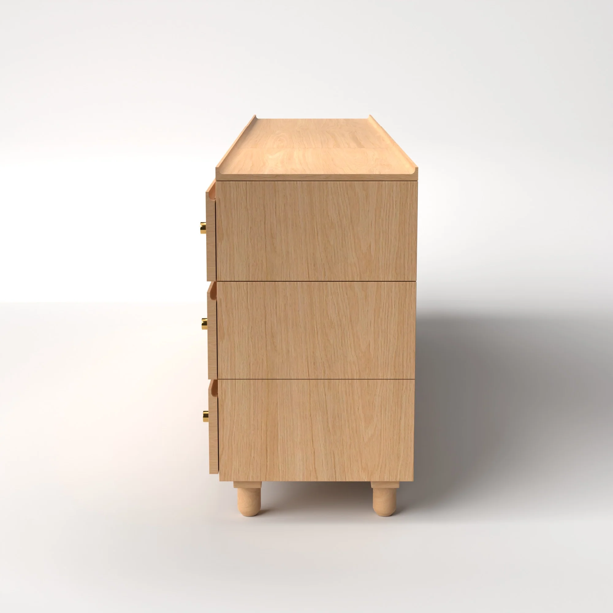 Stava Modular Drawer System | Solid Walnut/Teak/Oak Wood (3x3) | 8 Feet Length - Image 25