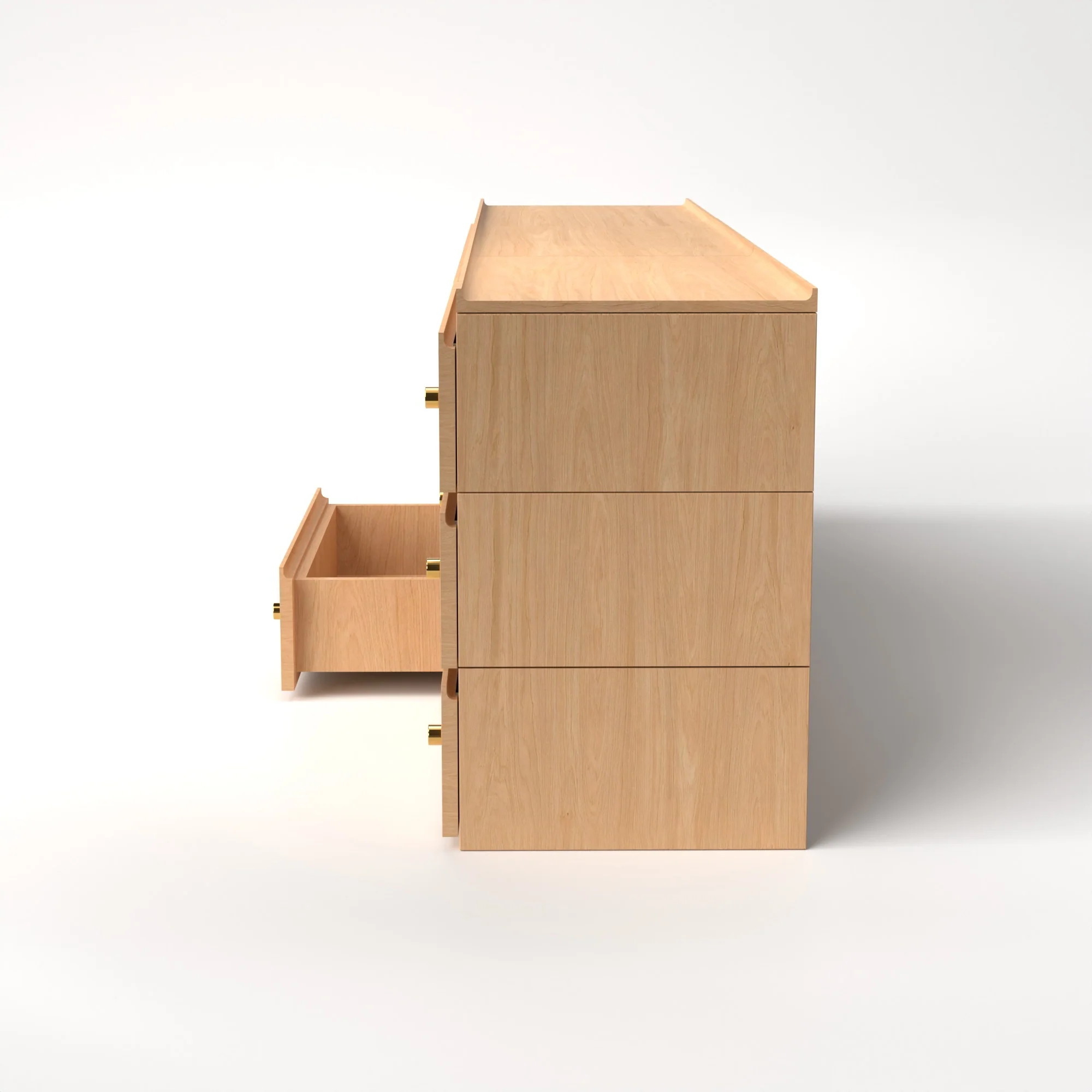 Stava Modular Drawer System | Solid Walnut/Teak/Oak Wood (3x3) | 8 Feet Length - Image 32