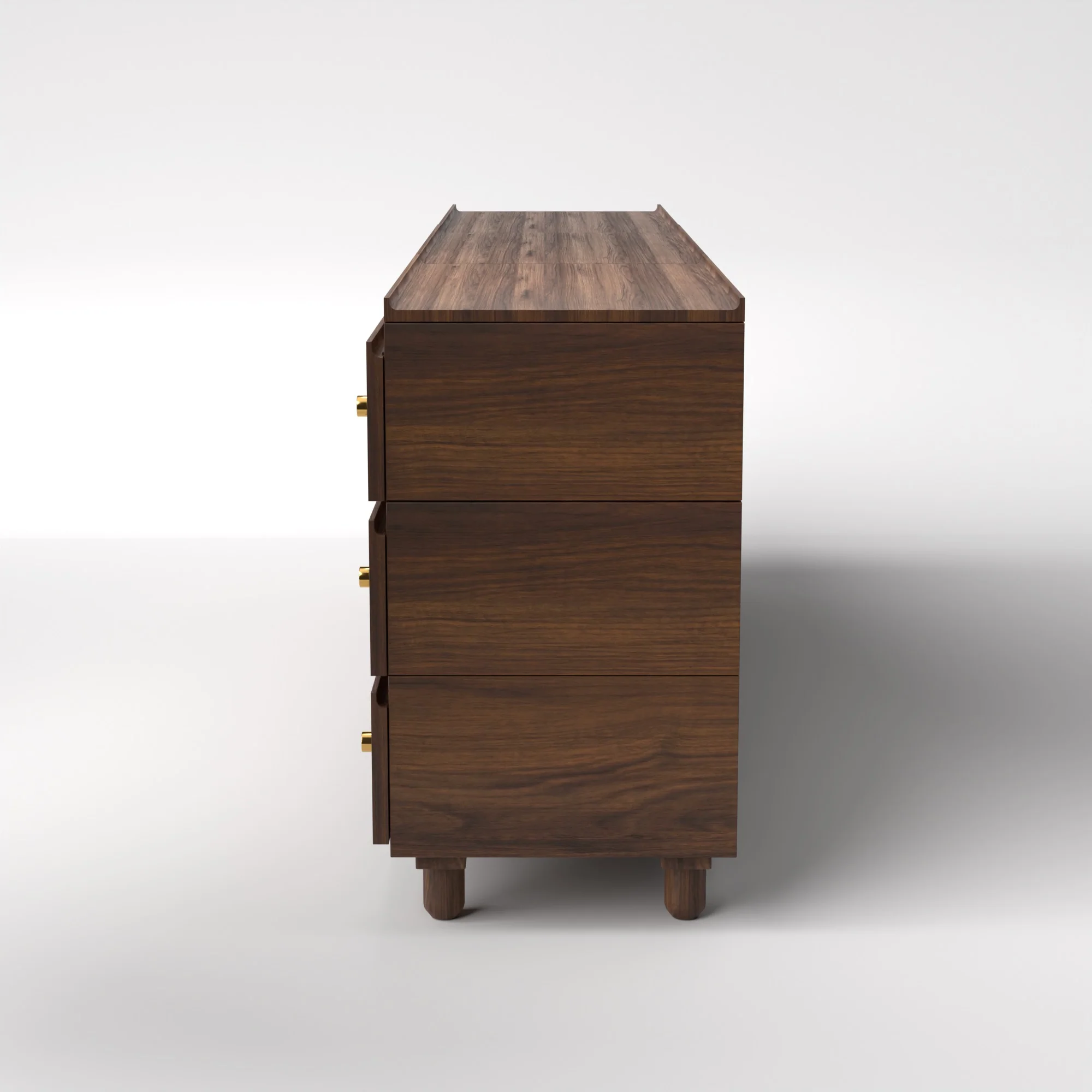 Stava Modular Drawer System | Solid Walnut/Teak/Oak Wood (3x3) | 8 Feet Length - Image 4
