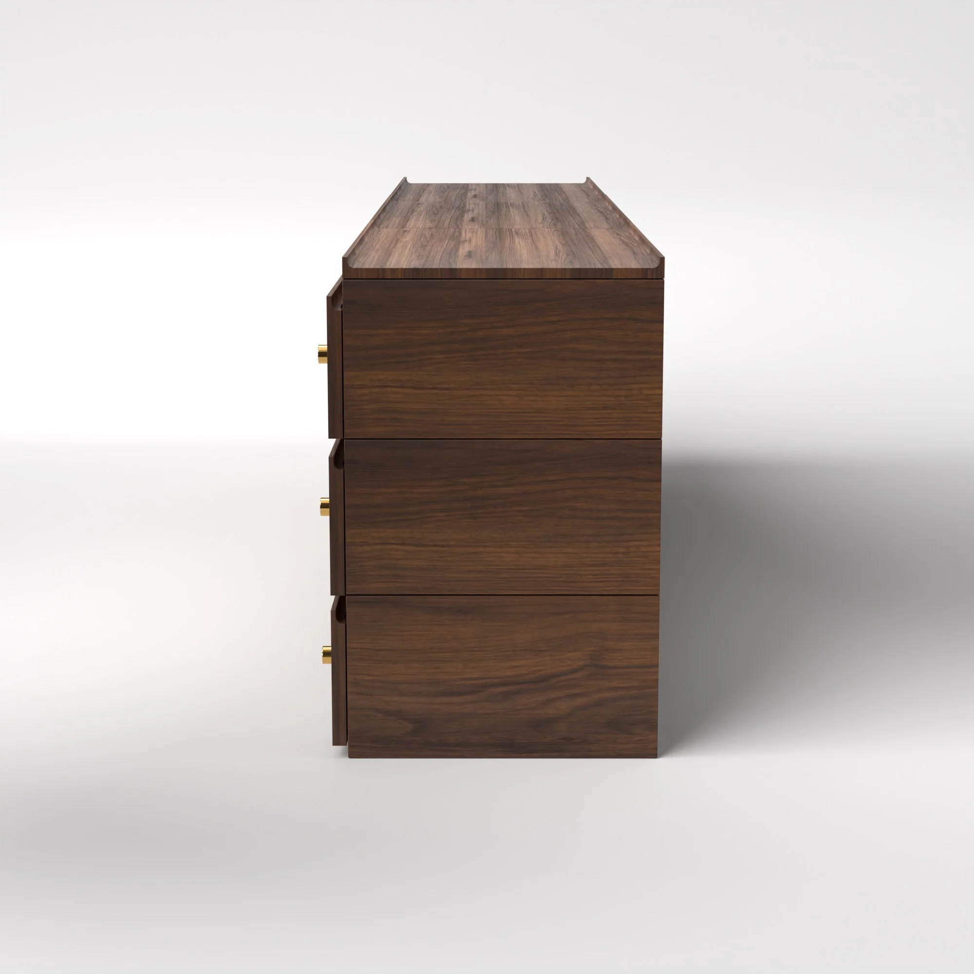 Stava Modular Drawer System | Solid Walnut/Teak/Oak Wood (3x3) | 8 Feet Length - Image 9