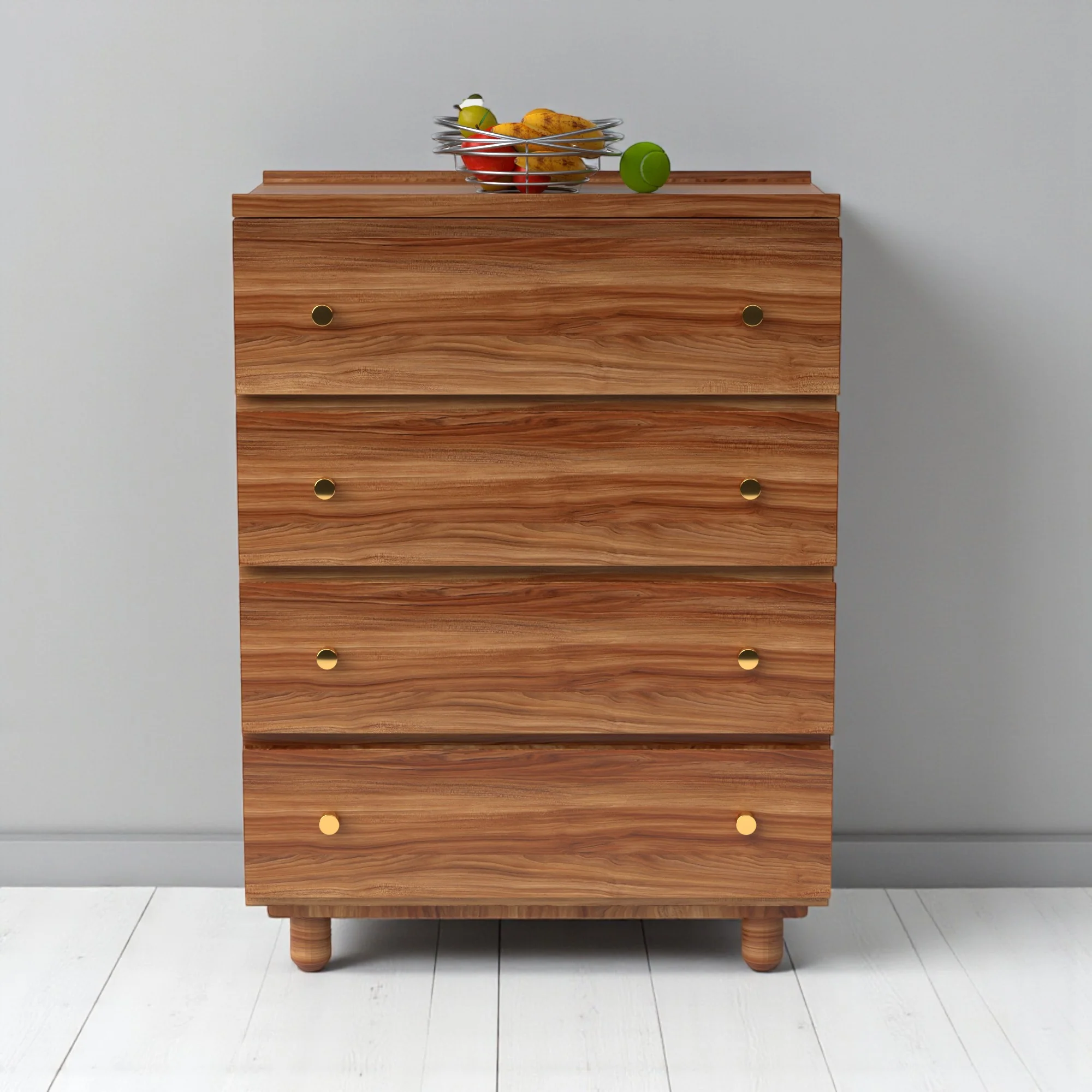 Stava Modular Drawer System | Solid Walnut/Teak/Oak Wood (4x1) | 3 Feet Length - Image 12