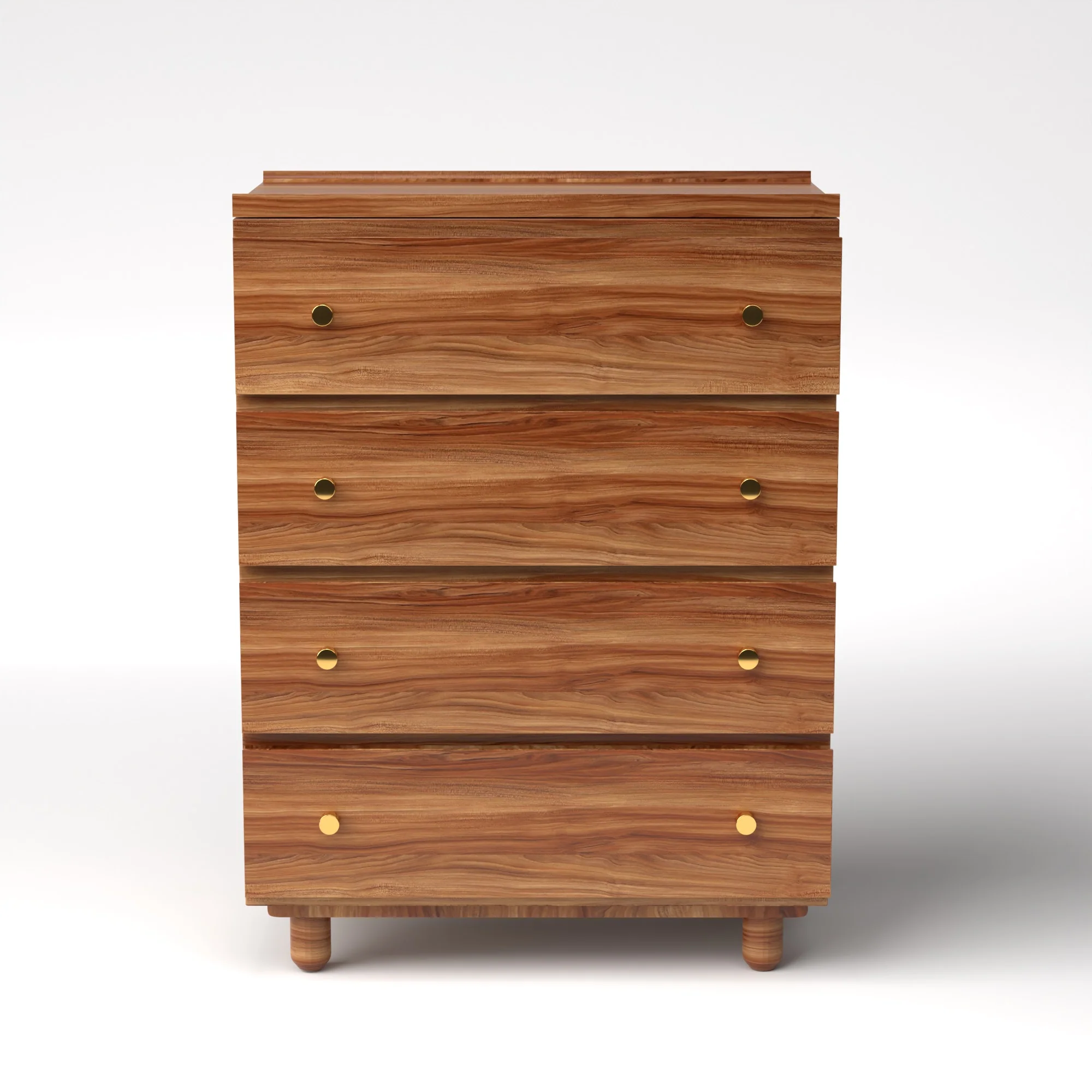 Stava Modular Drawer System | Solid Walnut/Teak/Oak Wood (4x1) | 3 Feet Length - Image 13