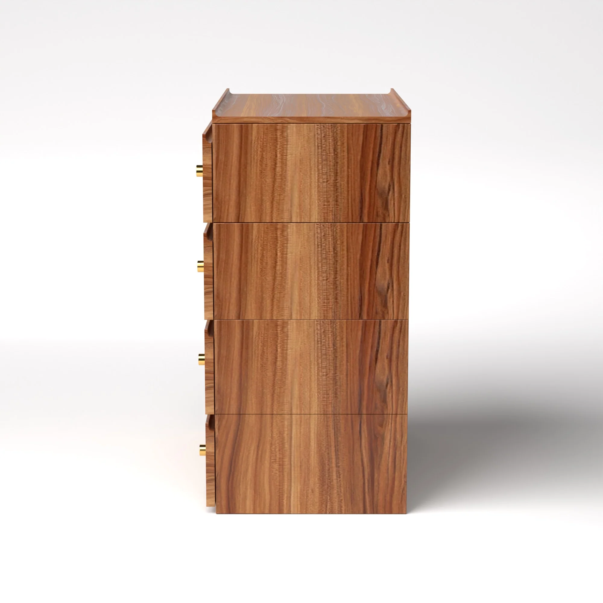 Stava Modular Drawer System | Solid Walnut/Teak/Oak Wood (4x1) | 3 Feet Length - Image 21