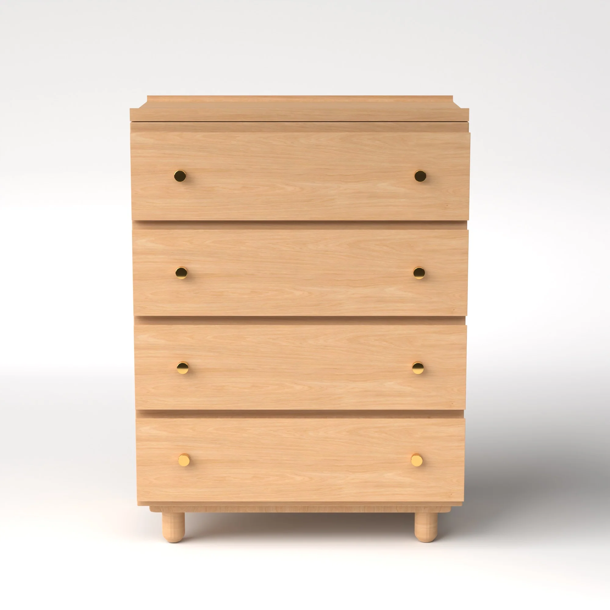 Stava Modular Drawer System | Solid Walnut/Teak/Oak Wood (4x1) | 3 Feet Length - Image 23