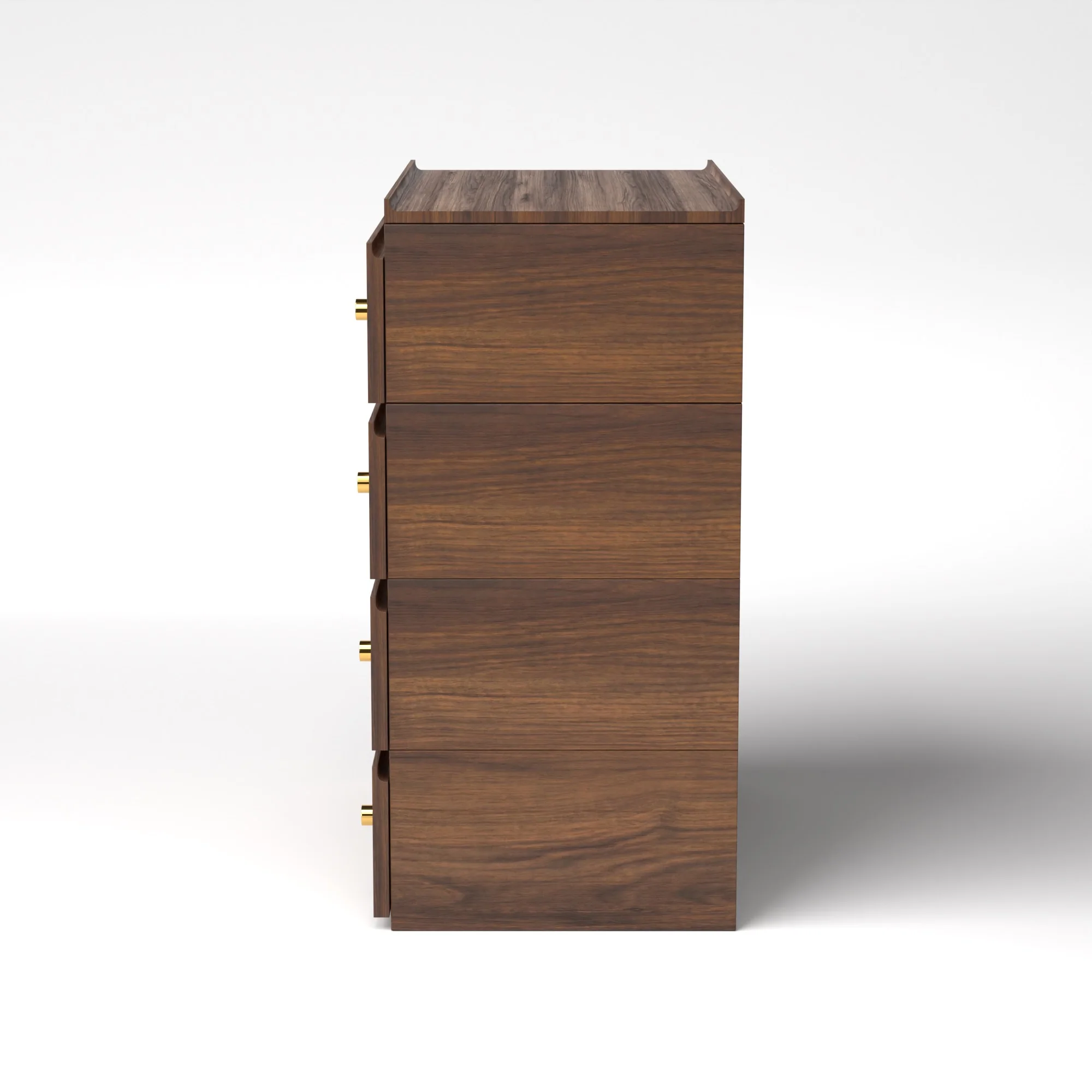 Stava Modular Drawer System | Solid Walnut/Teak/Oak Wood (4x1) | 3 Feet Length - Image 8