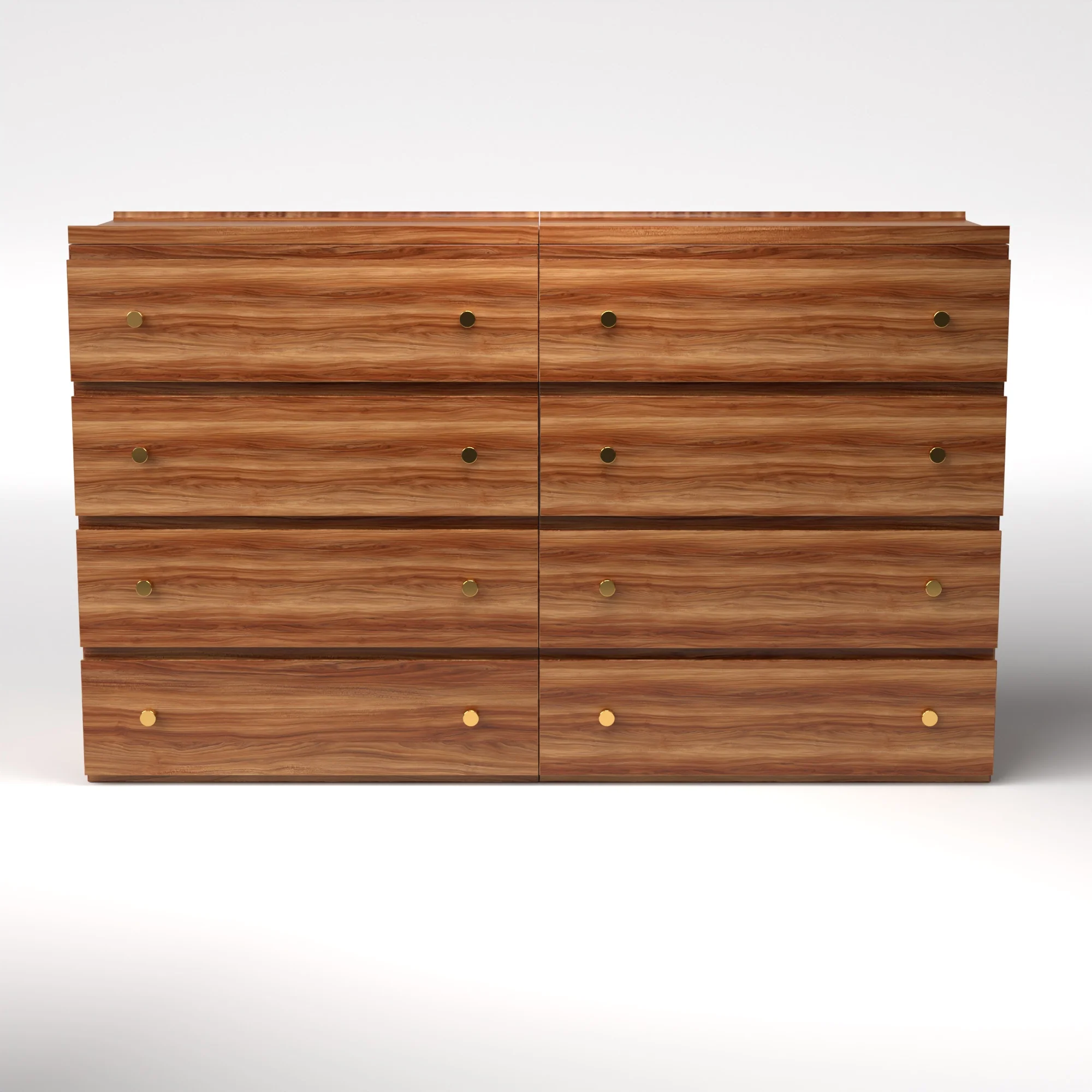 Stava Modular Drawer System | Solid Walnut/Teak/Oak Wood (4x2) | 5.5 Feet Length - Image 17