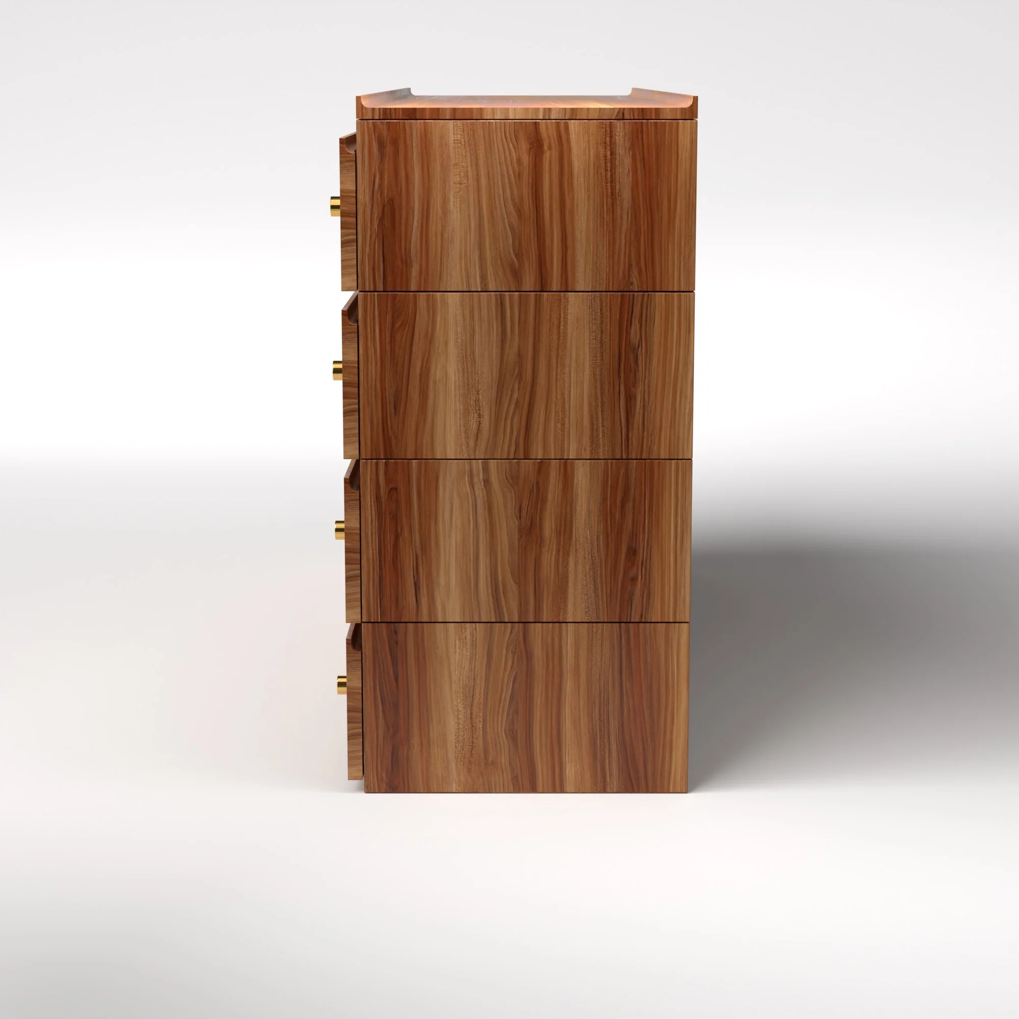 Stava Modular Drawer System | Solid Walnut/Teak/Oak Wood (4x2) | 5.5 Feet Length - Image 20