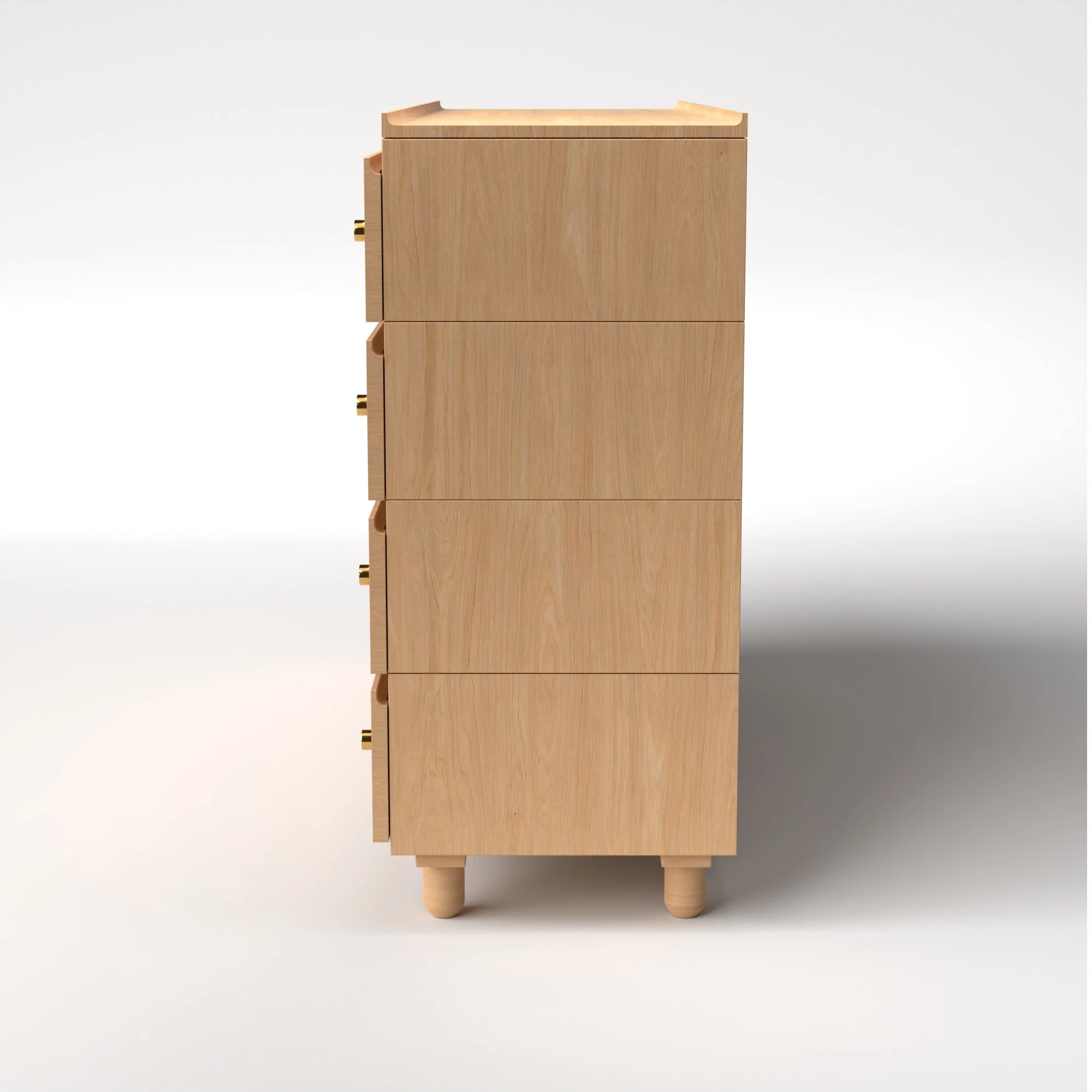 Stava Modular Drawer System | Solid Walnut/Teak/Oak Wood (4x2) | 5.5 Feet Length - Image 25